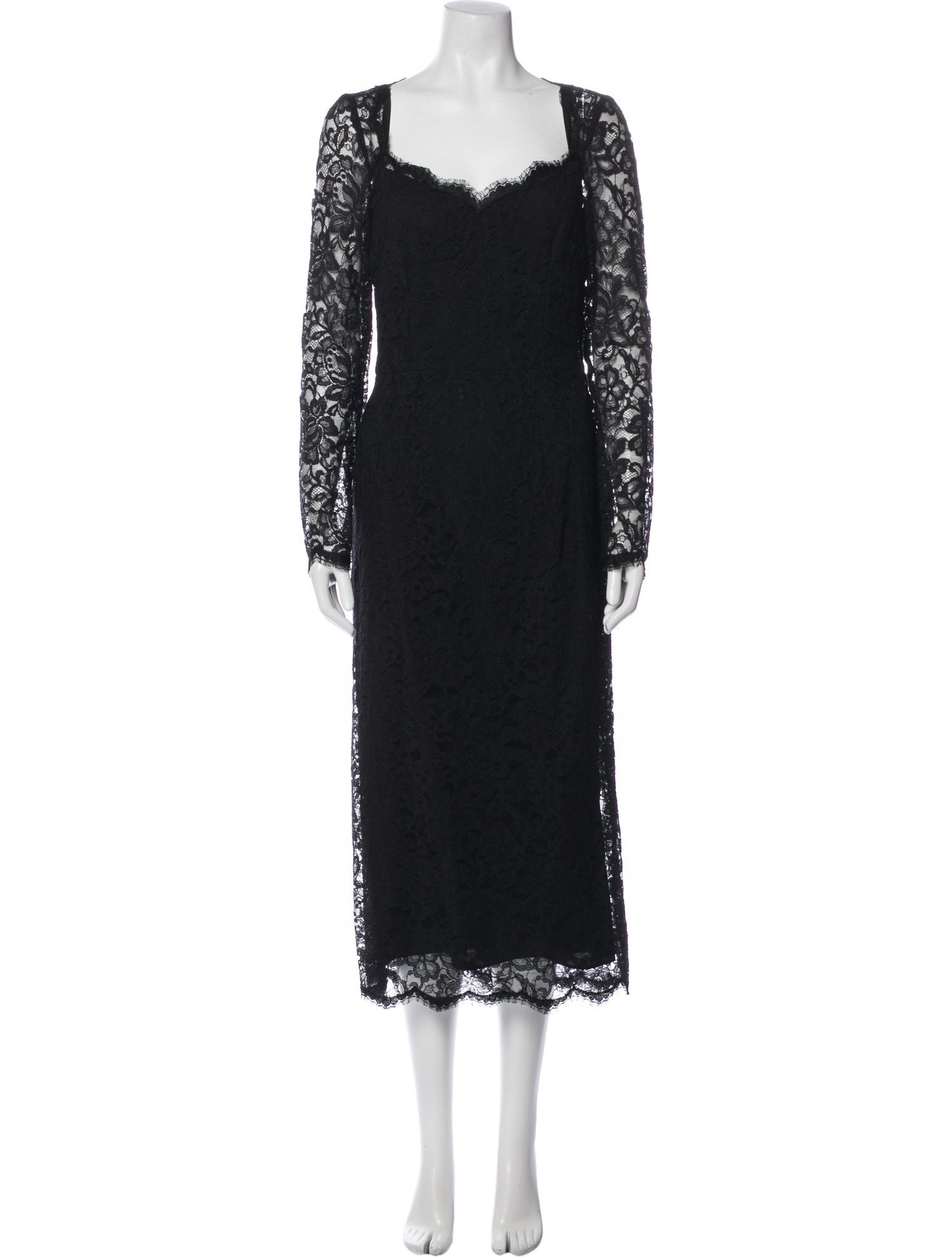 Dolce & Gabbana Lace Midi Length Dress