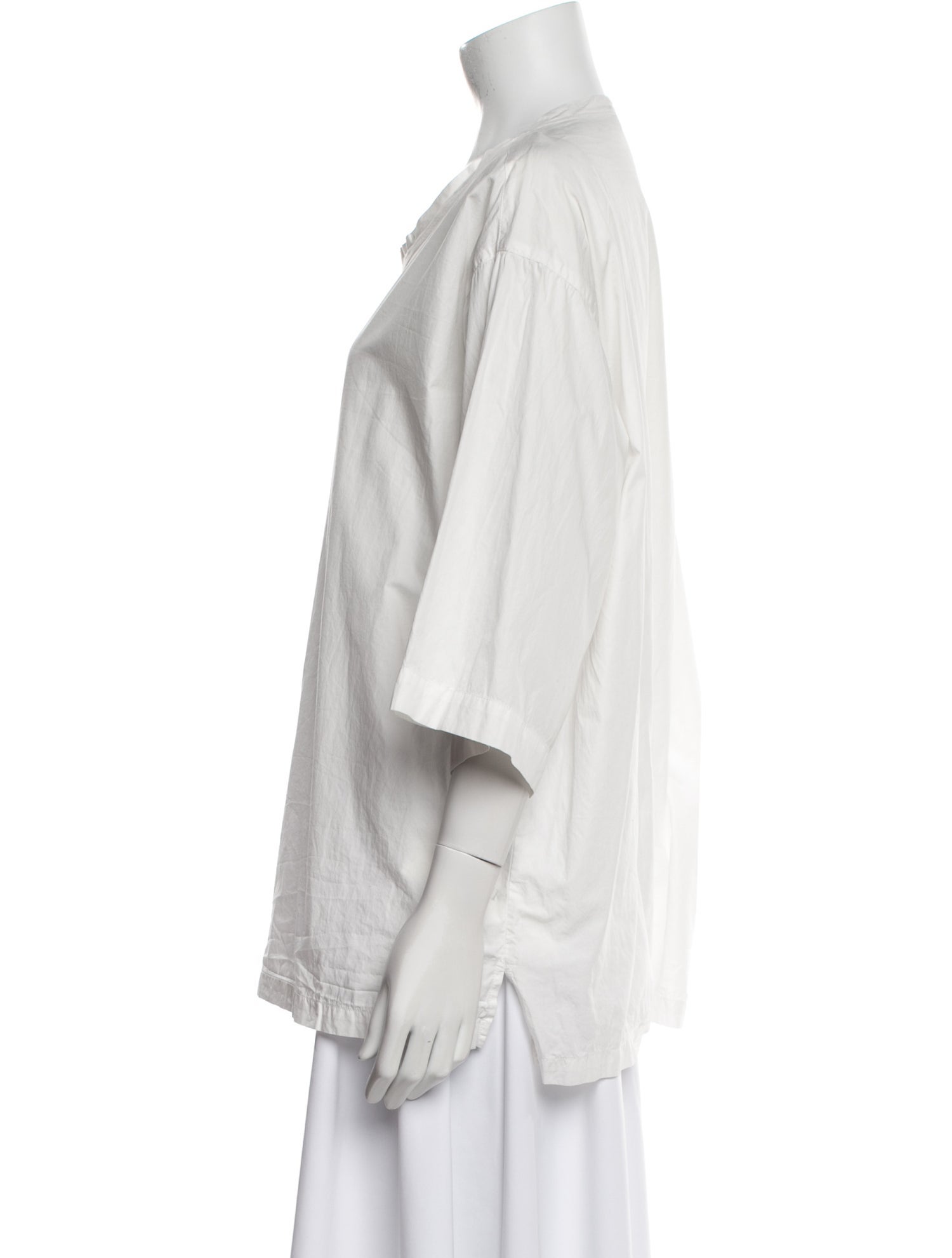 Dolce & Gabbana Bateau Neckline Three-Quarter Sleeve T-Shirt