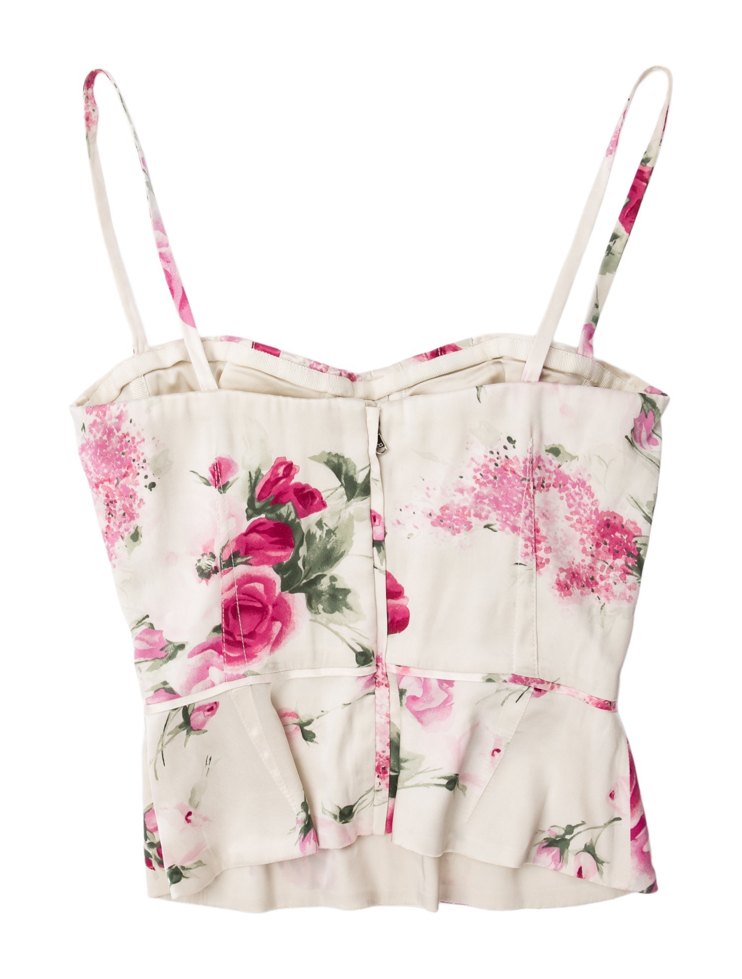 Dolce & Gabbana Silk Floral Print Blouse