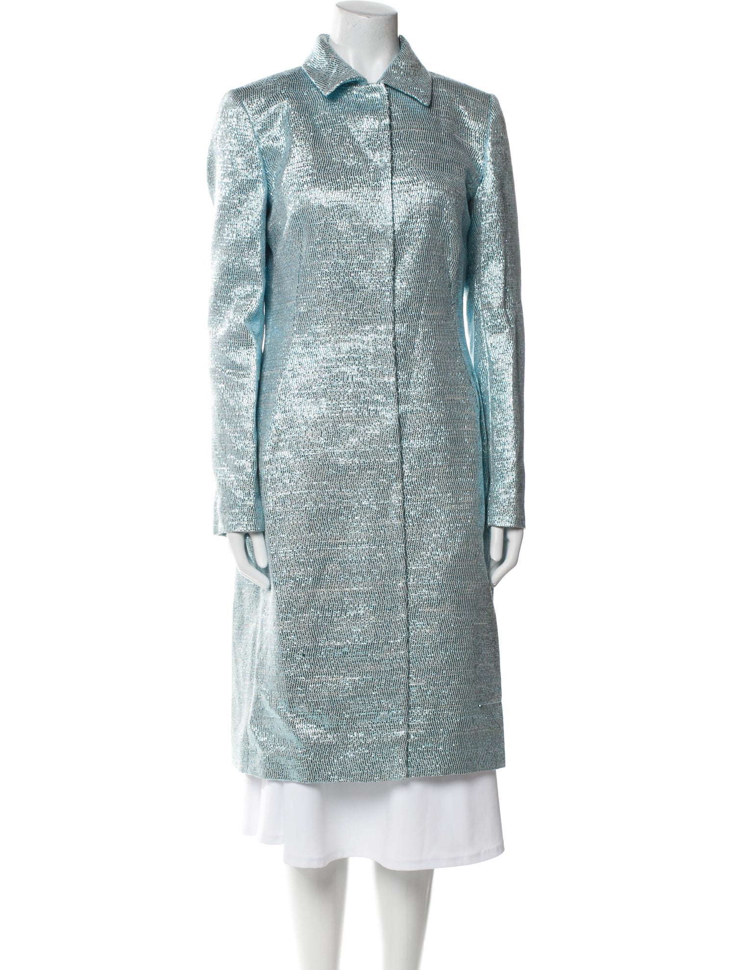 Dolce & Gabbana Tweed Pattern Coat w/ Tags