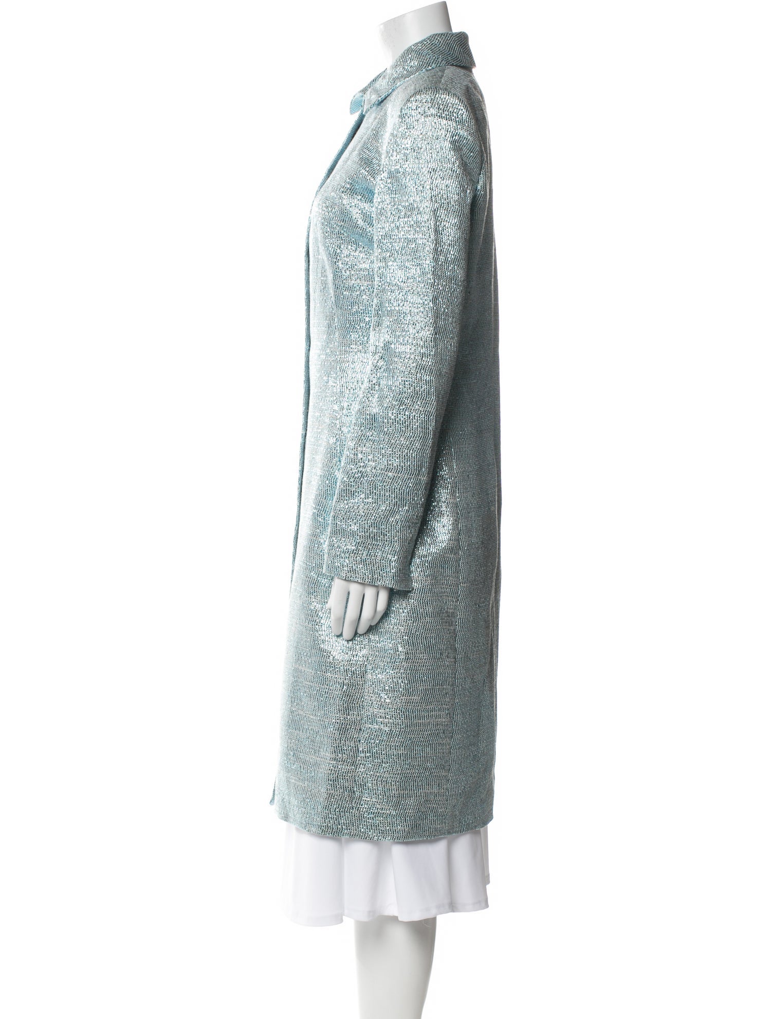 Dolce & Gabbana Tweed Pattern Coat w/ Tags