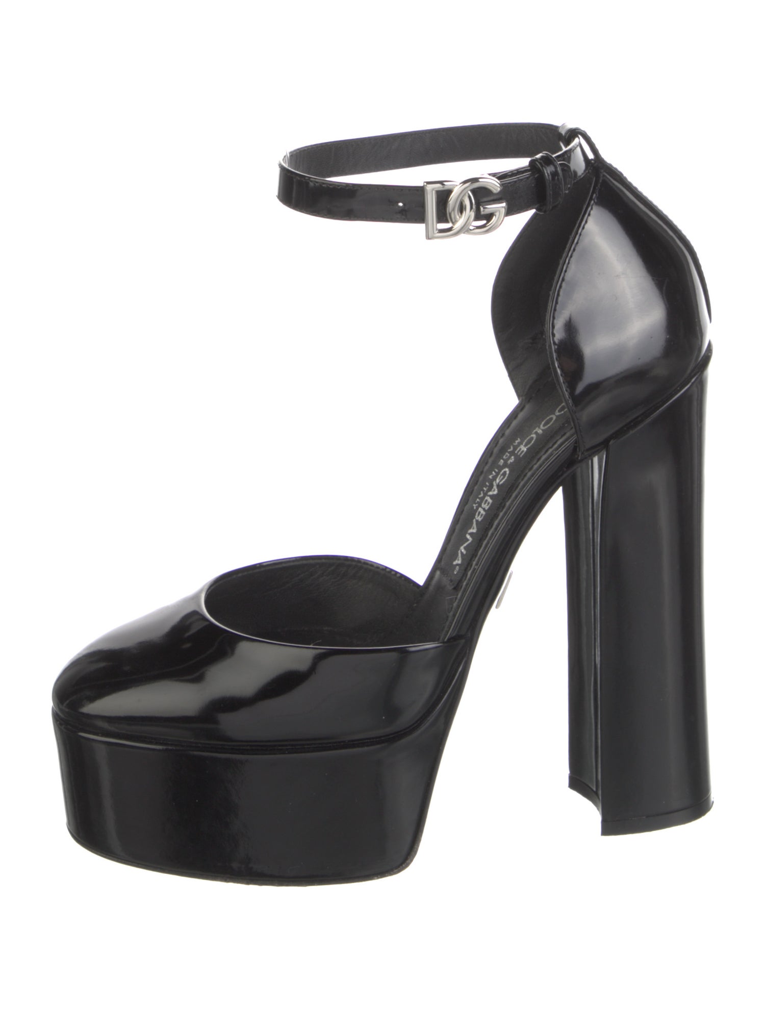 Dolce & Gabbana Patent Leather D'Orsay Pumps