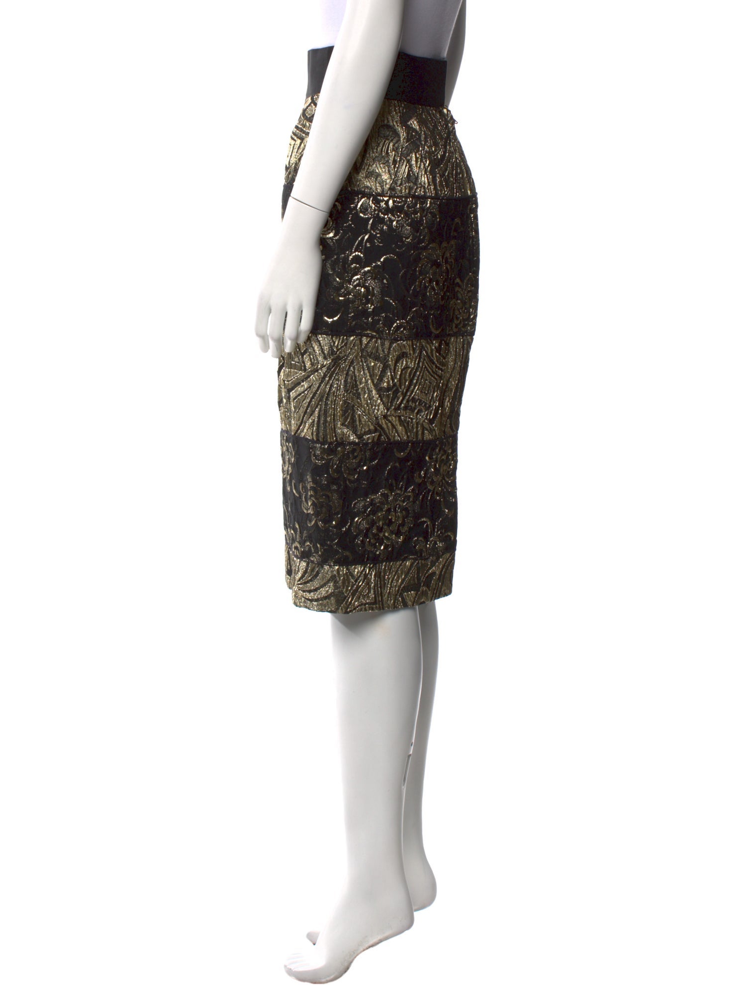 Dolce & Gabbana Lace Pattern Knee-Length Skirt