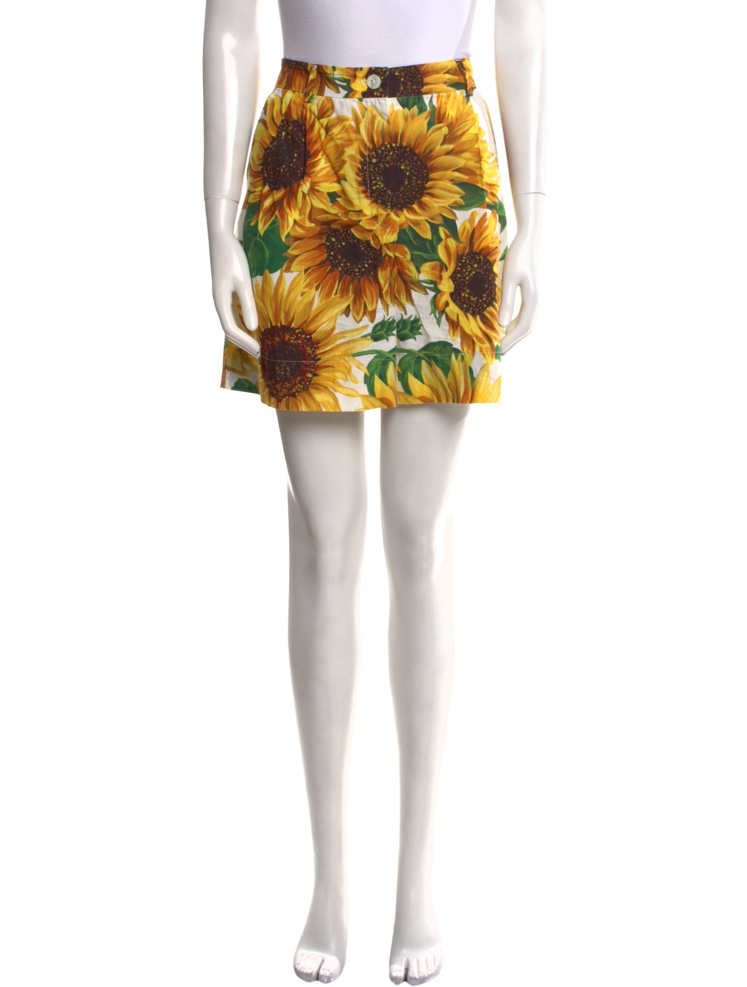 Dolce & Gabbana Floral Print Mini Shorts