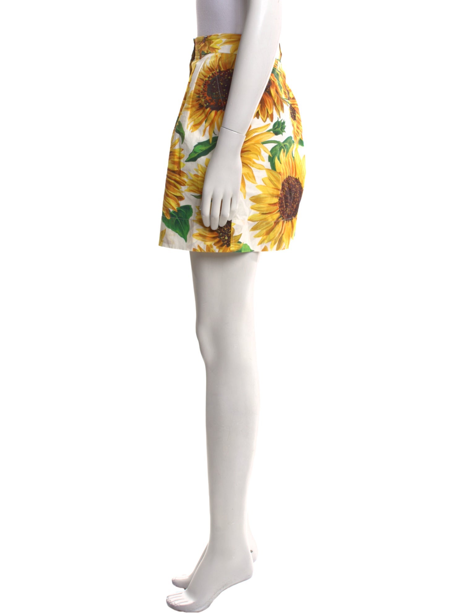 Dolce & Gabbana Floral Print Mini Shorts