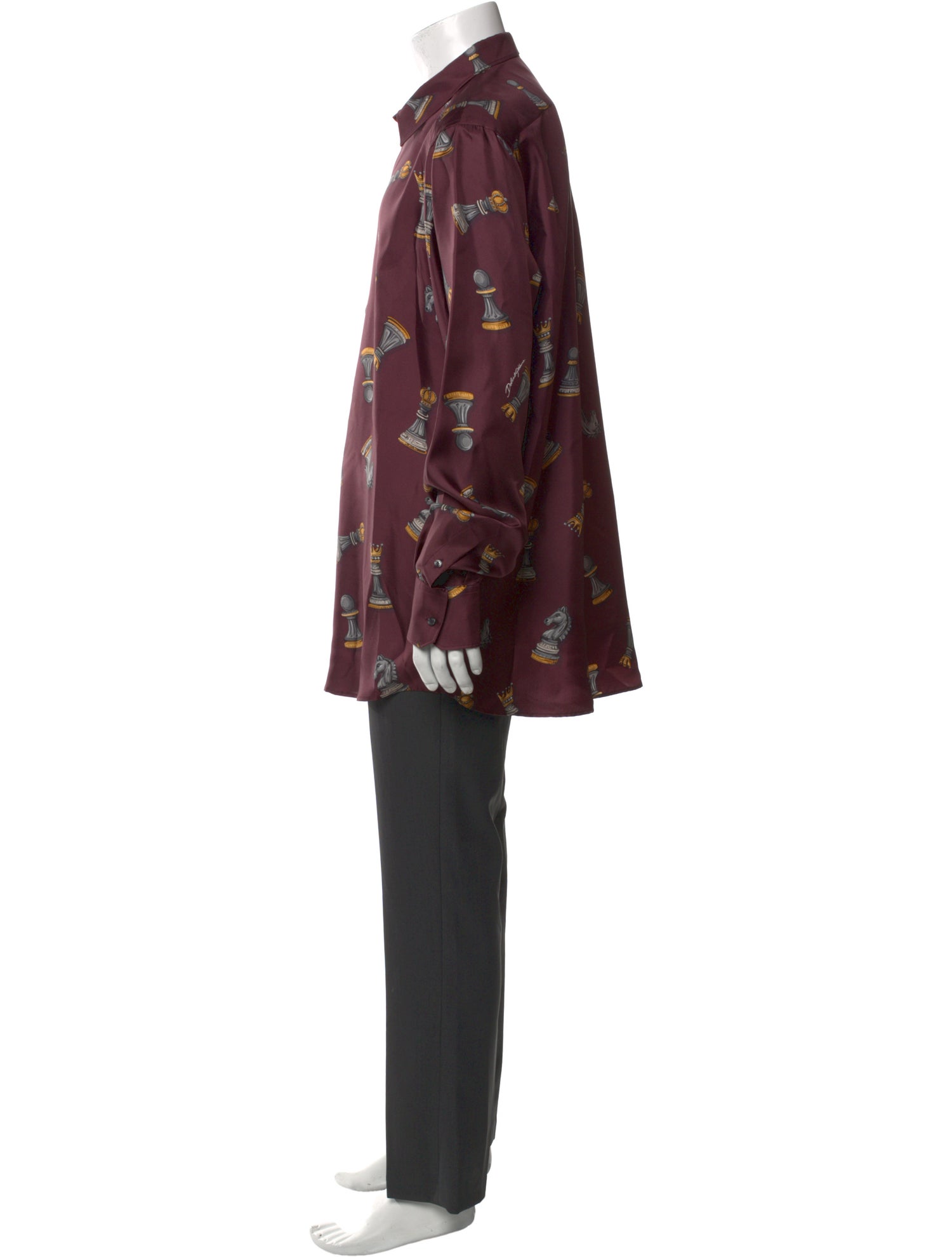 Dolce & Gabbana Silk Printed Shirt w/ Tags