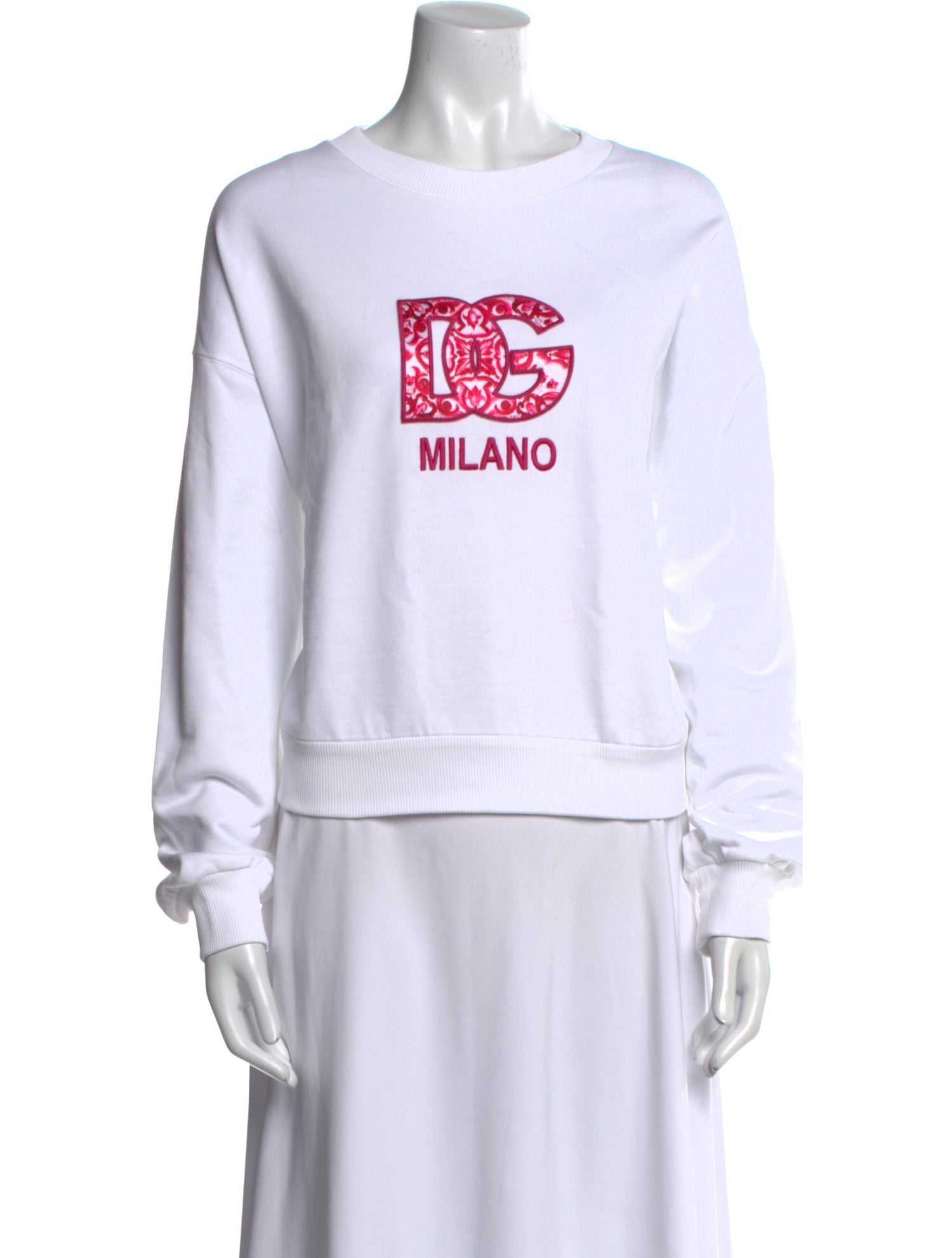 Dolce & Gabbana Graphic Print Crew Neck Sweatshirt w/ Tags