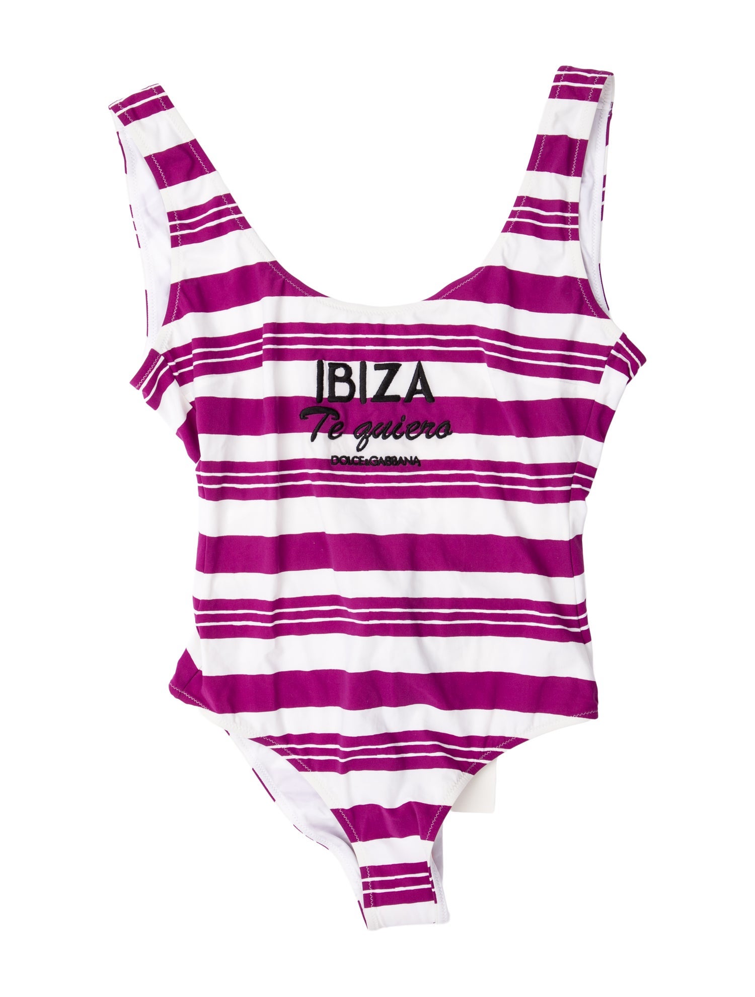Dolce & Gabbana Striped One-Piece w/ Tags