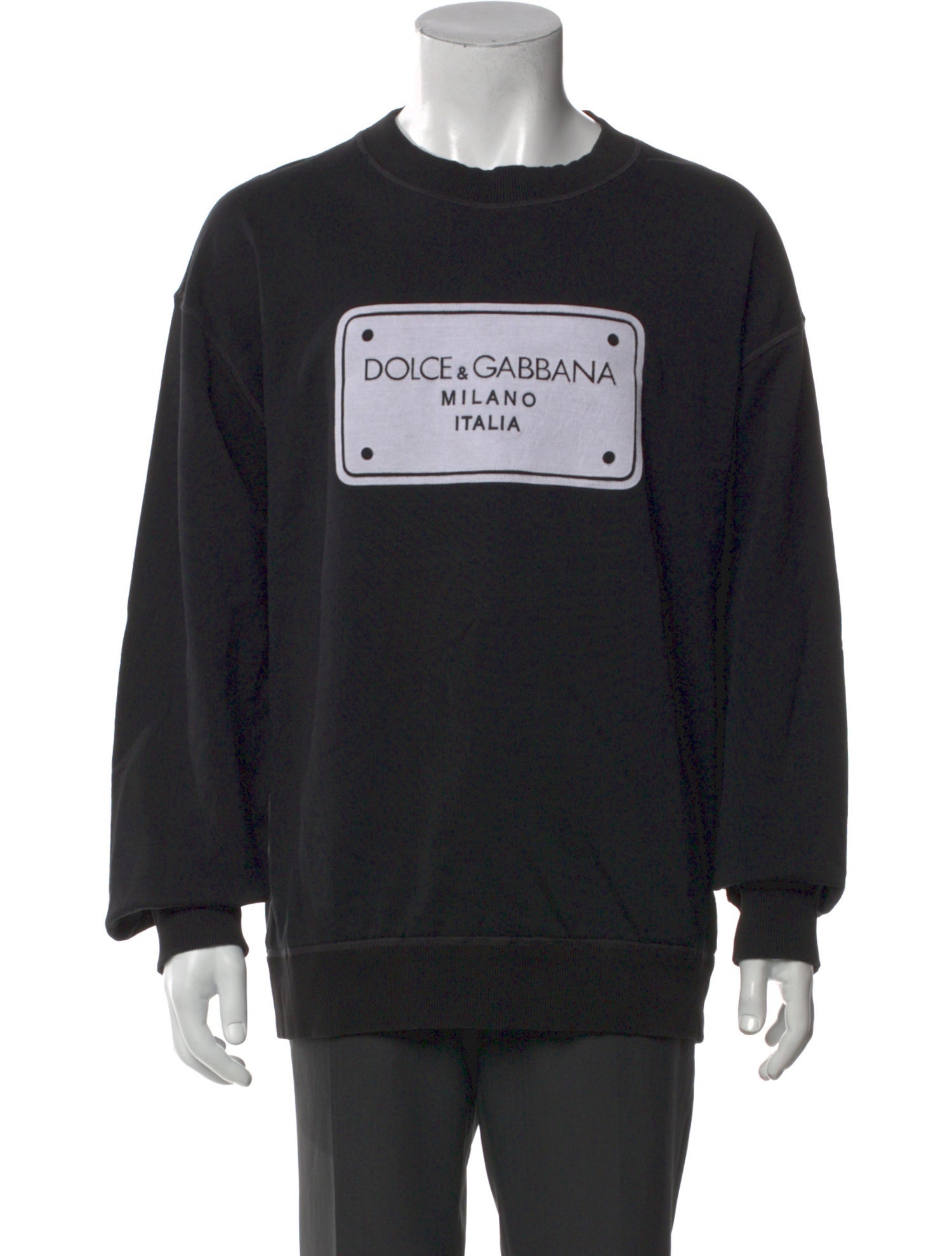 Dolce & Gabbana Graphic Print Crew Neck Sweatshirt