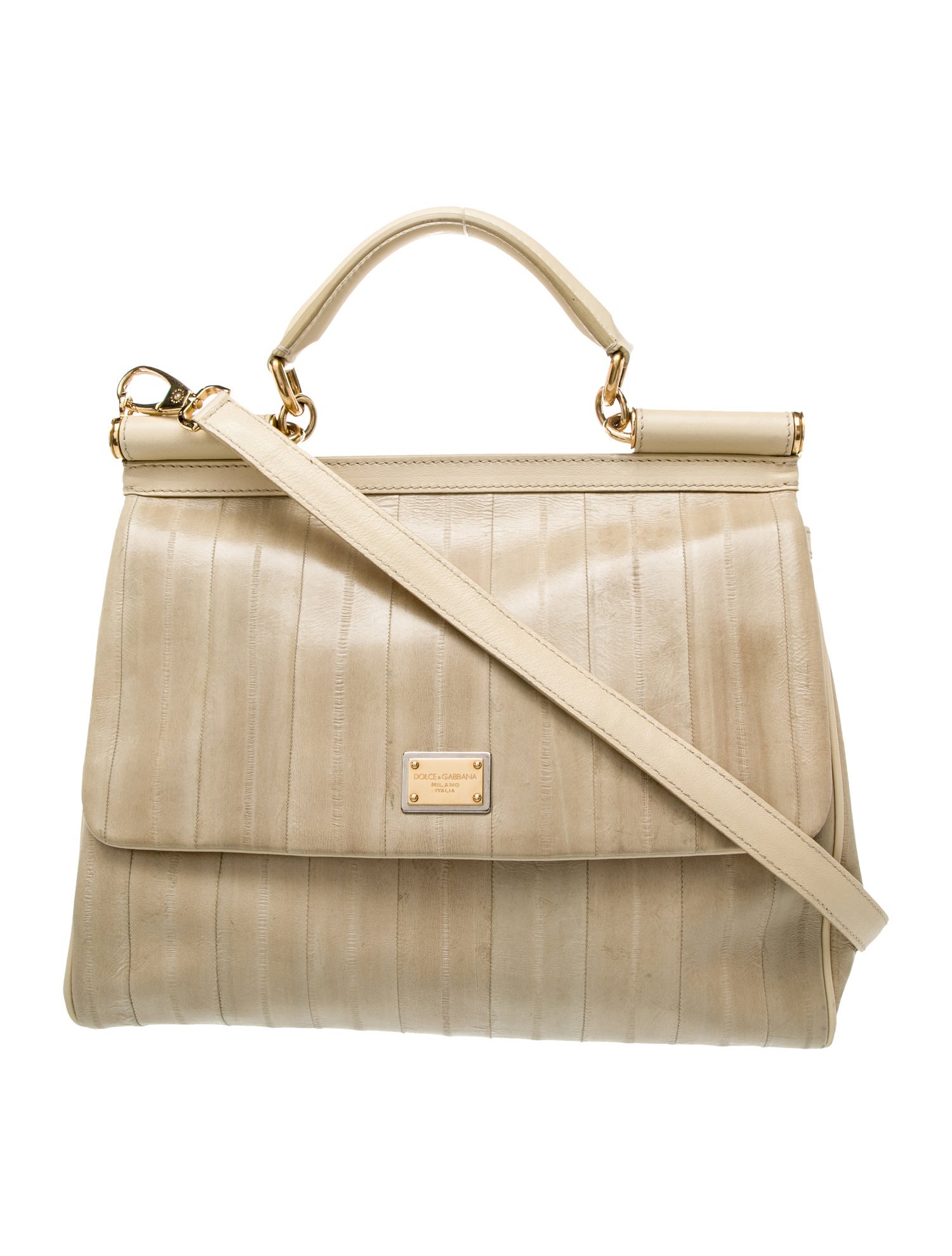 Dolce & Gabbana Eel Skin Miss Sicily Large