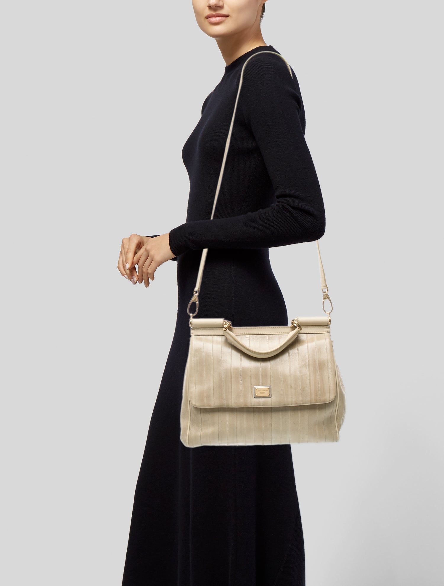 Dolce & Gabbana Eel Skin Miss Sicily Large