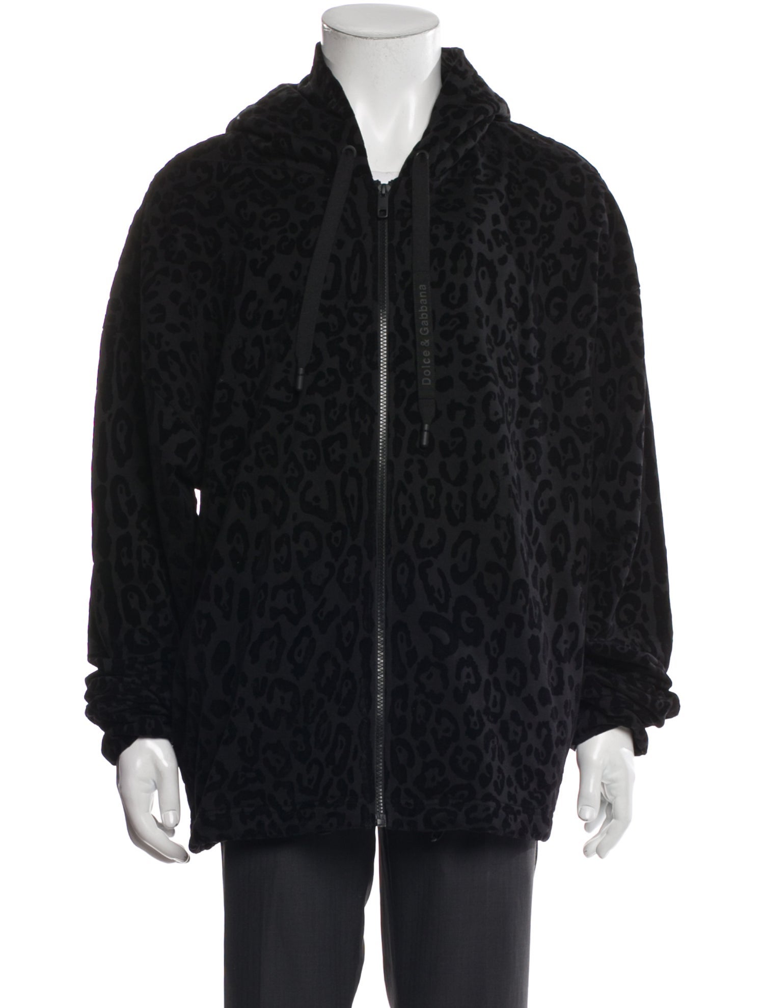 Dolce & Gabbana V-Neck Long Sleeve Hoodie