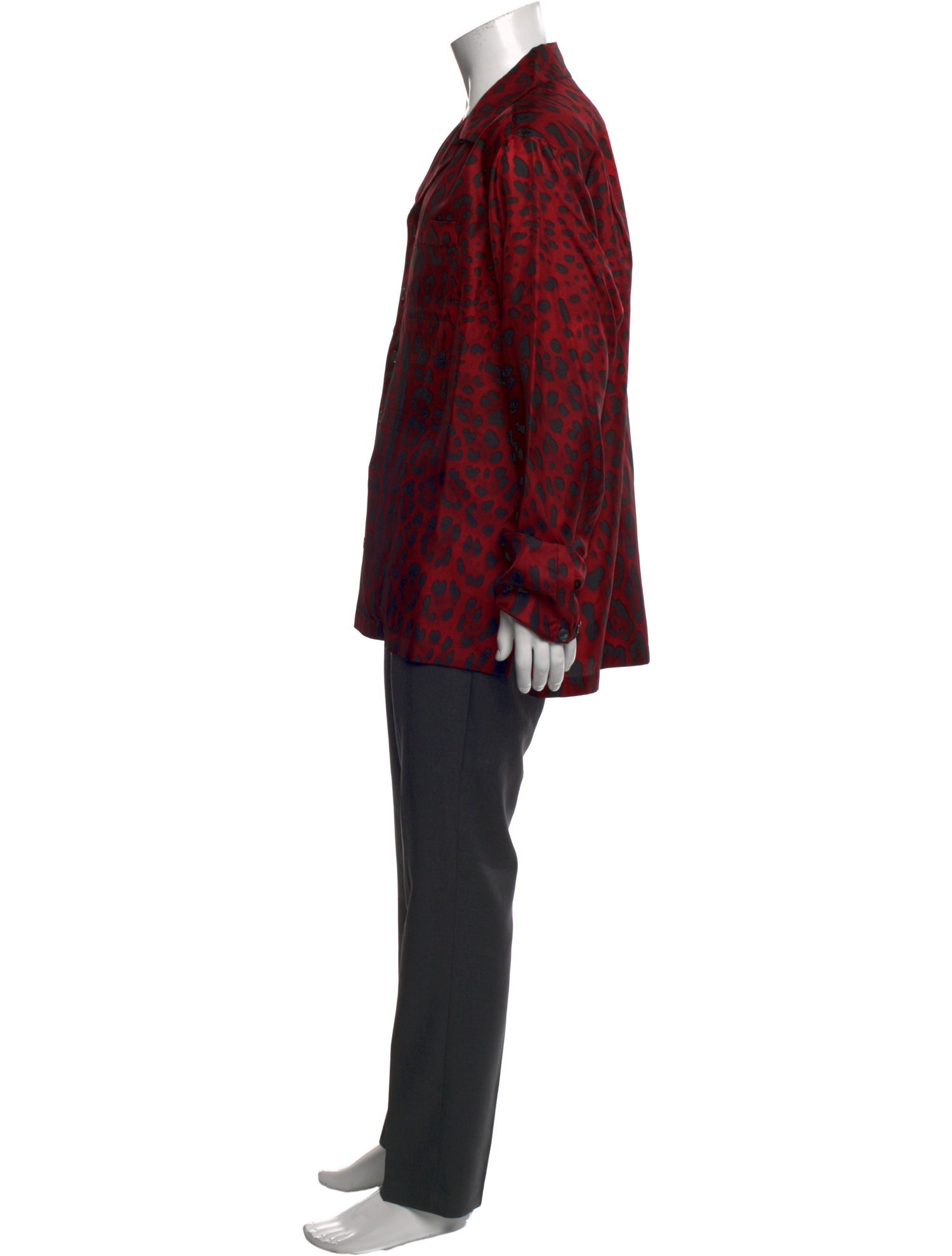 Dolce & Gabbana Silk Animal Print Shirt w/ Tags