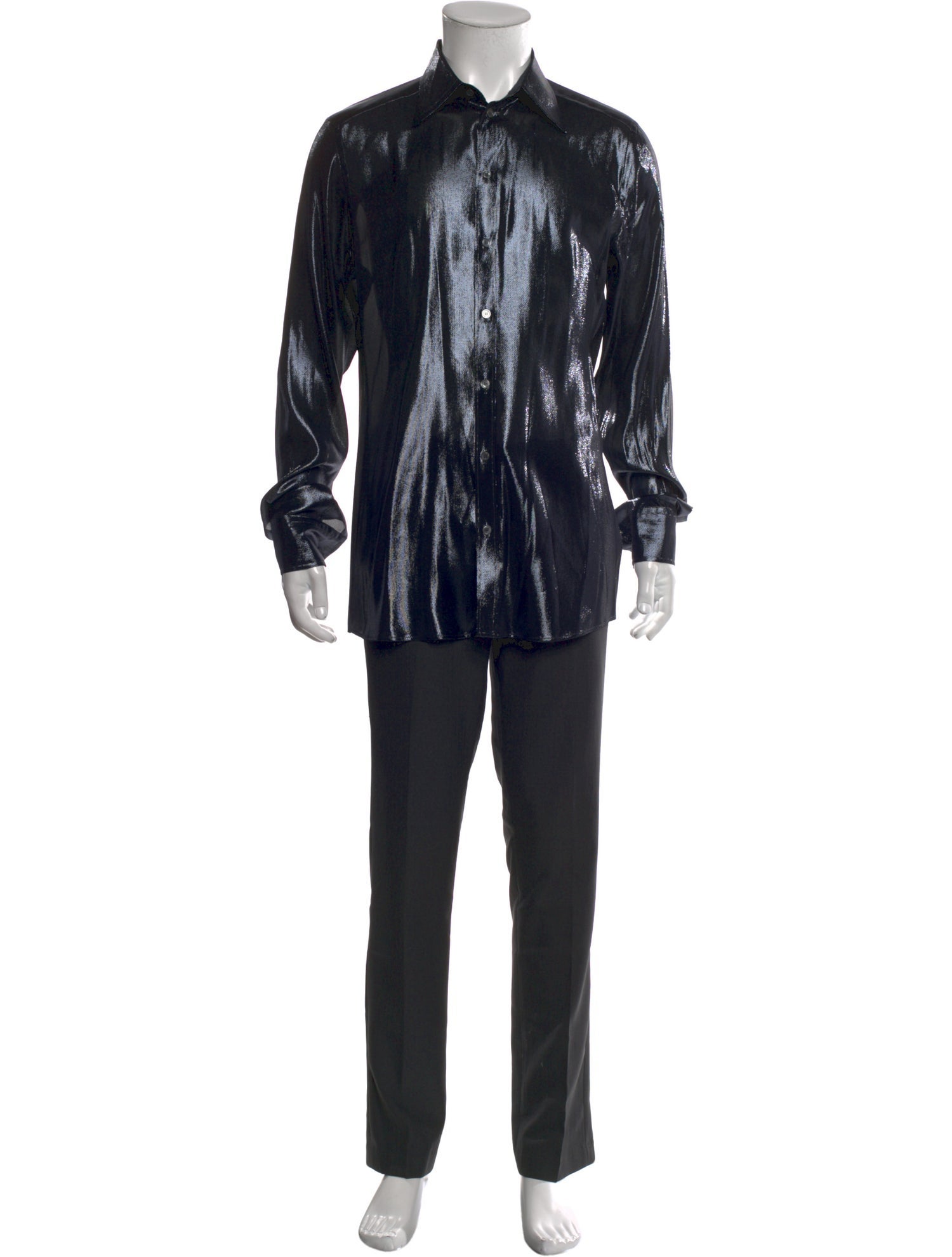 Dolce & Gabbana Silk Long Sleeve Shirt