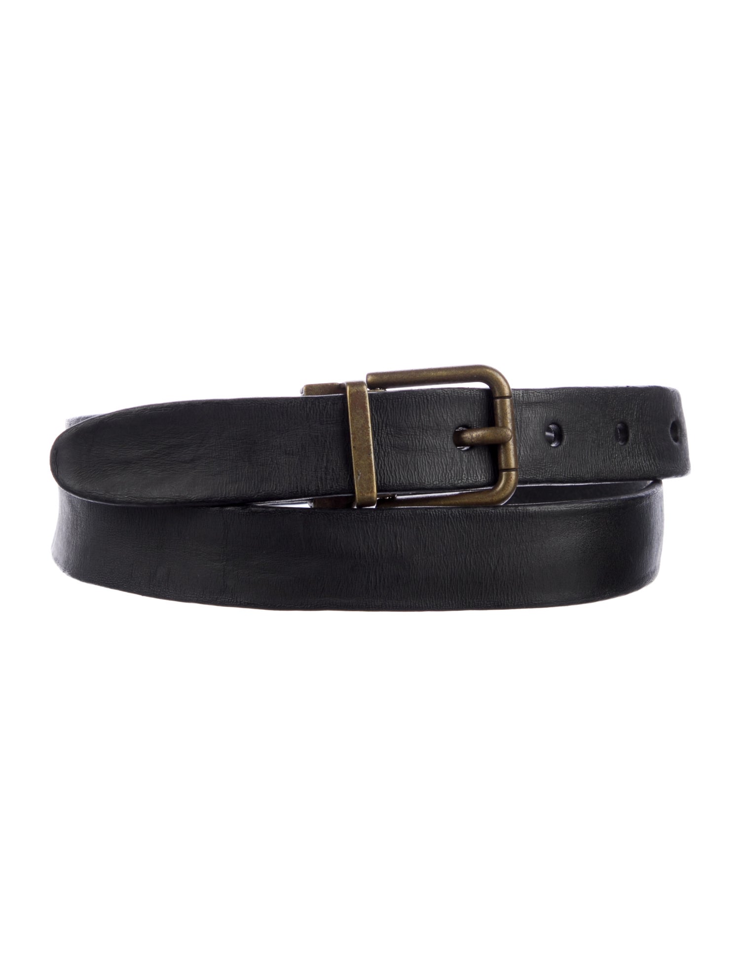 Dolce & Gabbana Skinny Leather Belt