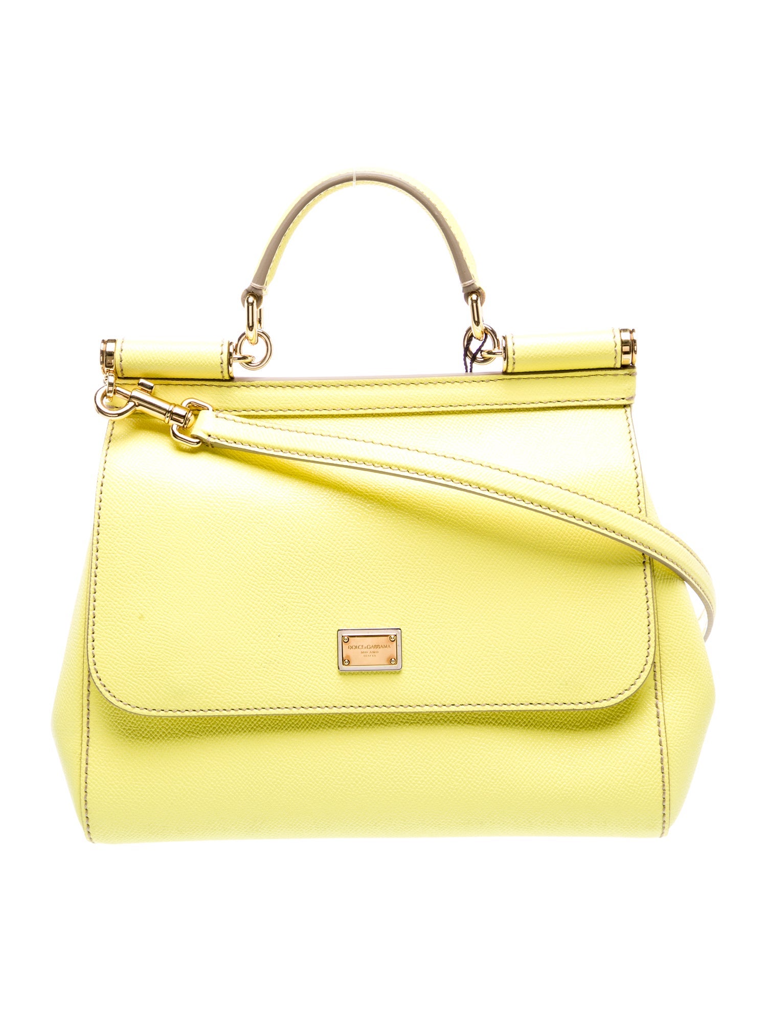 Dolce & Gabbana Leather Top Handle Bag