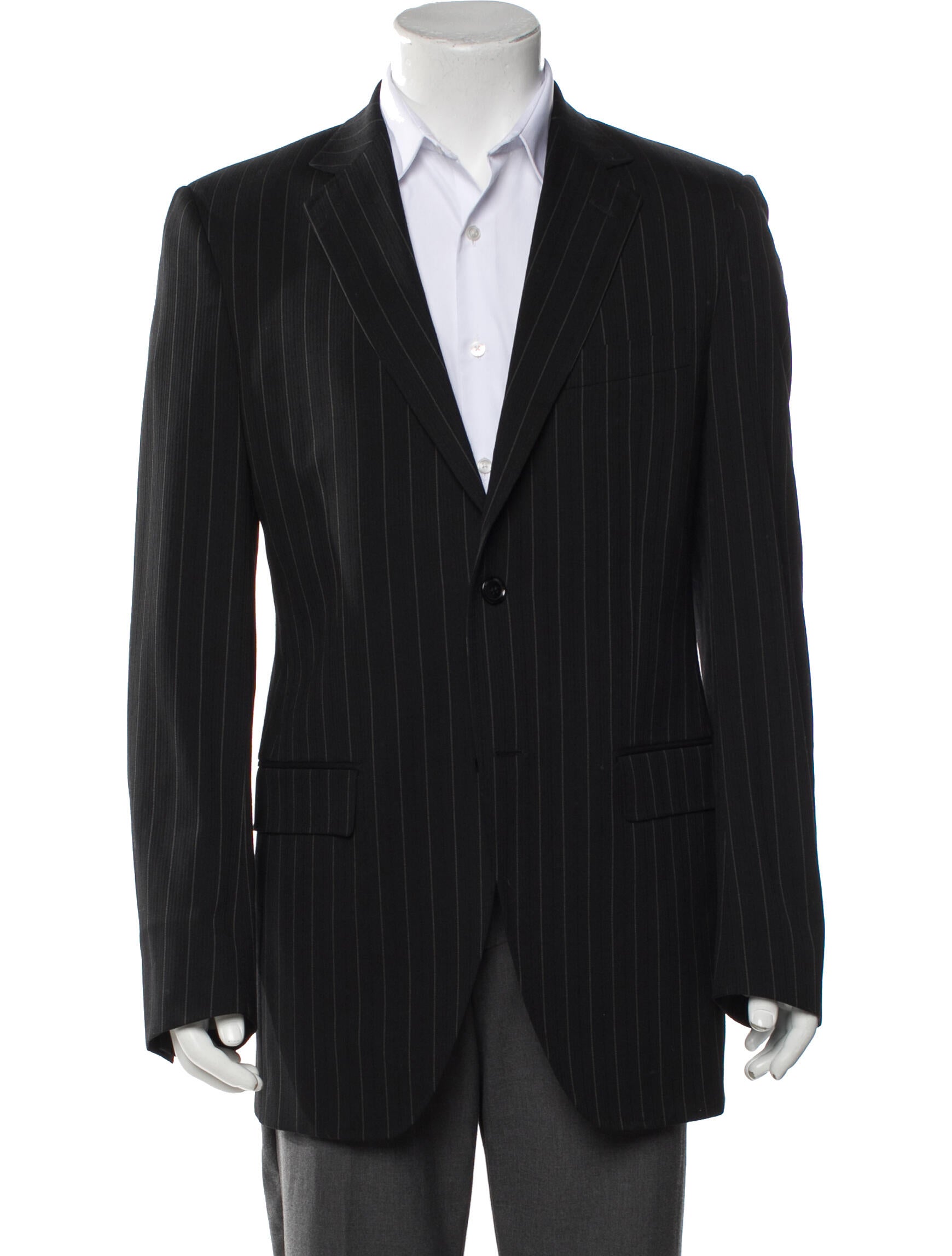 Dolce & Gabbana Virgin Wool Striped Blazer