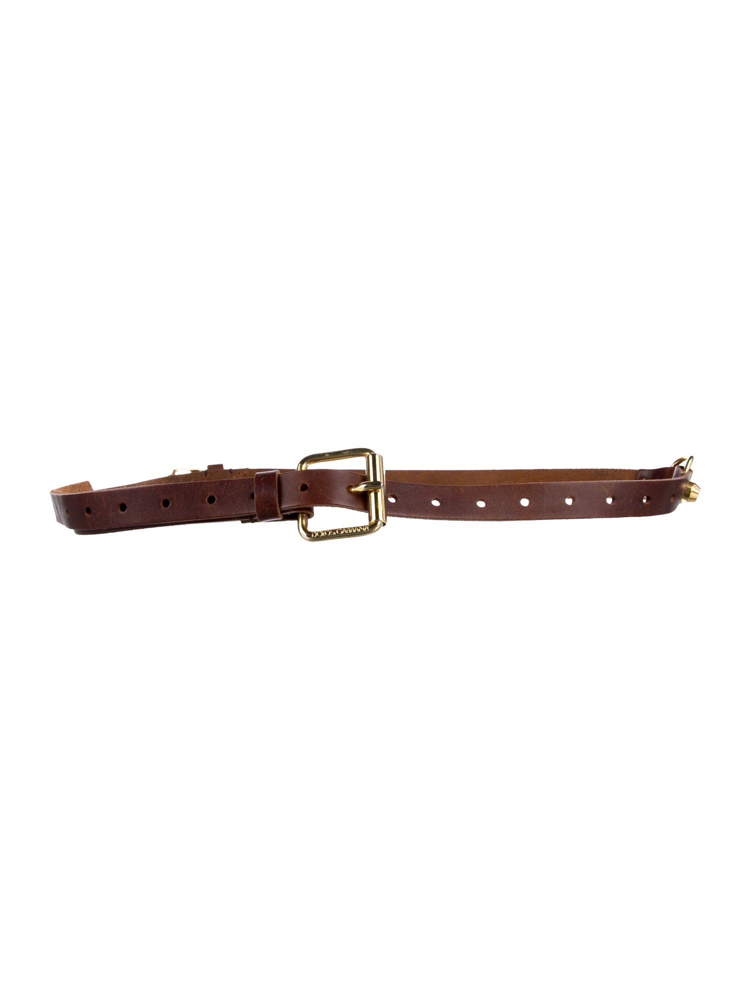 Dolce & Gabbana Vintage Skinny Belt
