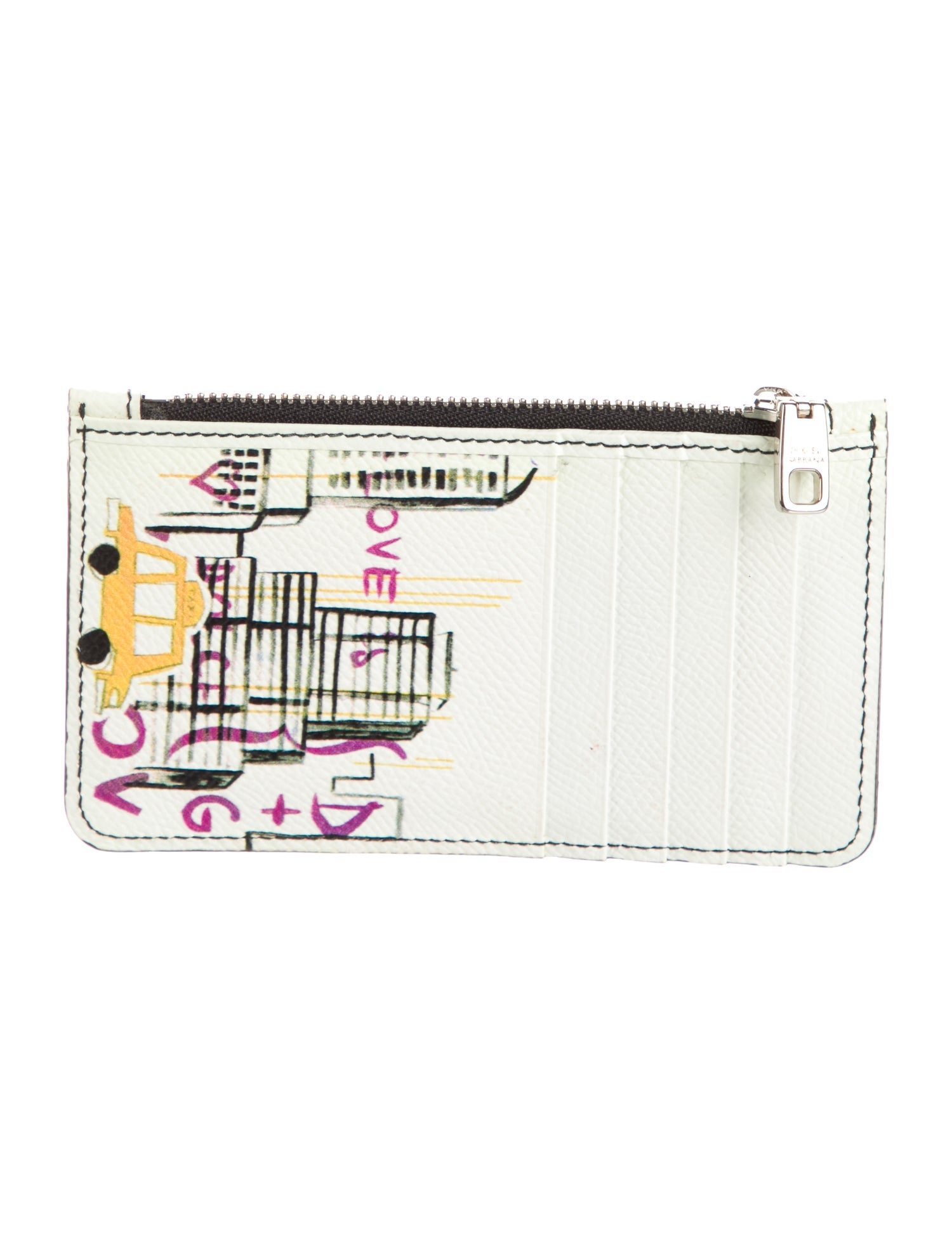 Dolce & Gabbana Leather Printed Wallet