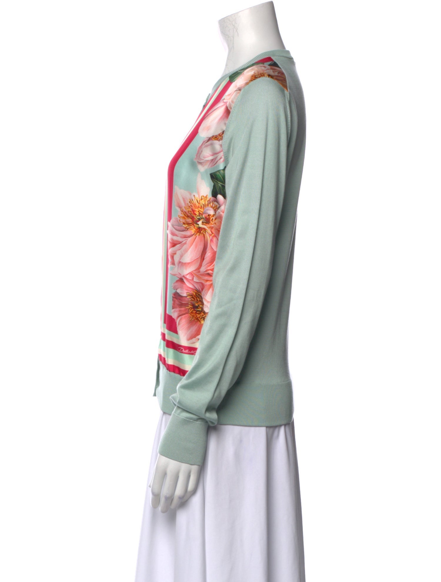 Dolce & Gabbana Silk Printed Sweatshirt