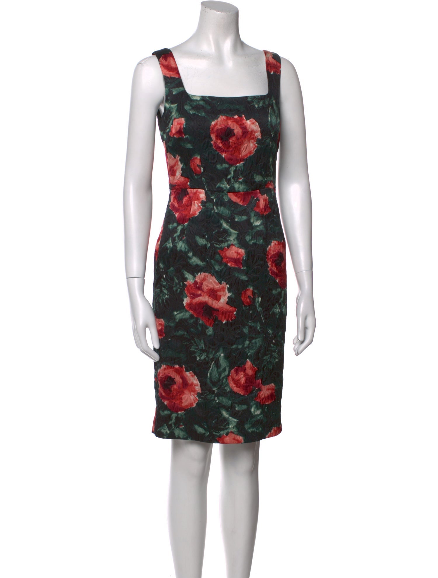 Dolce & Gabbana Floral Print Knee-Length Dress