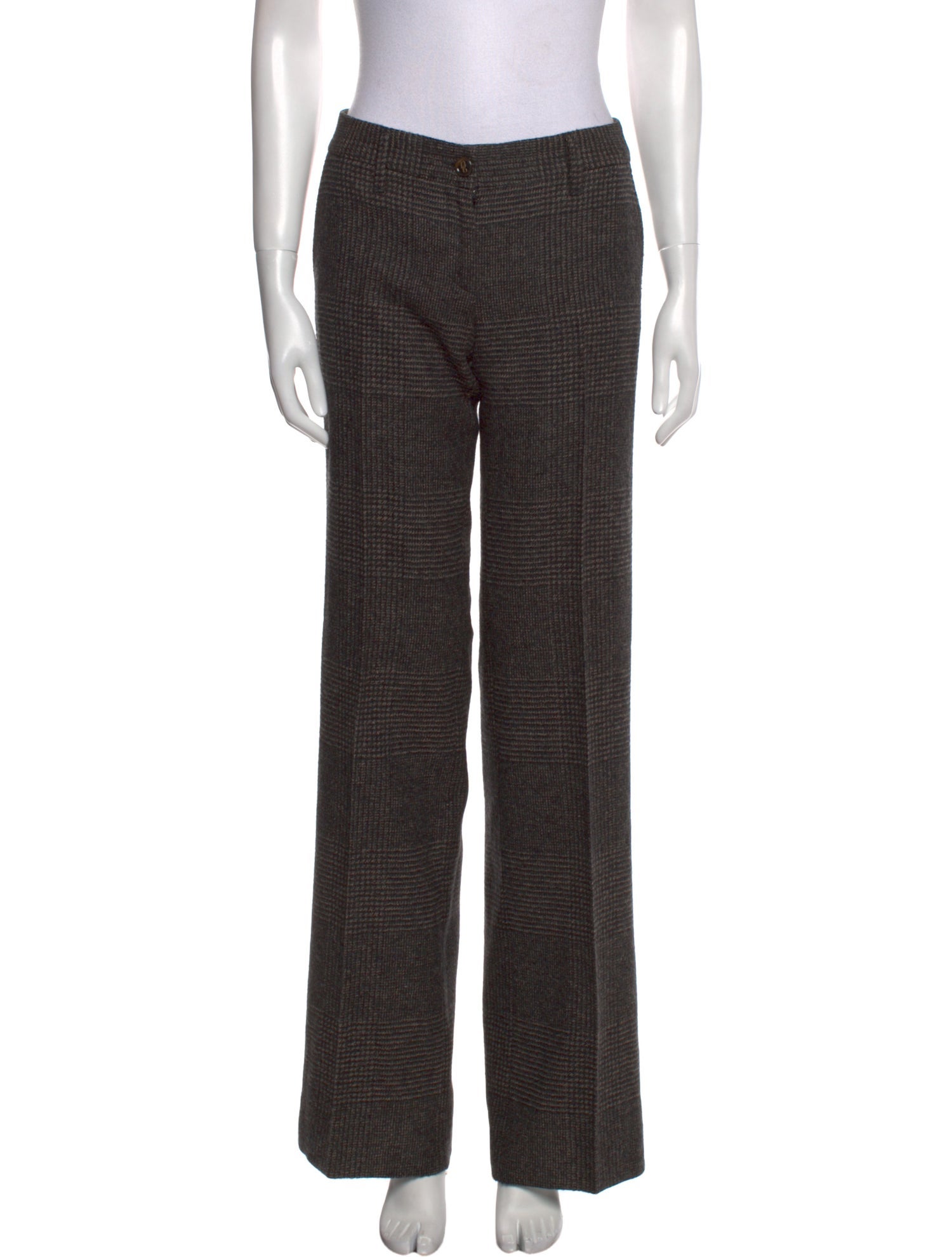 Dolce & Gabbana Wool Wide Leg Pants