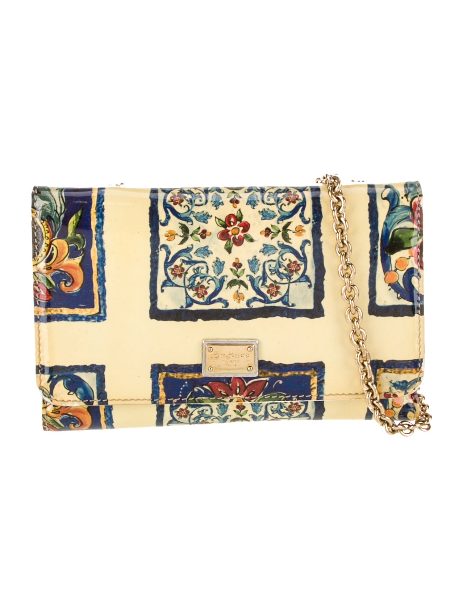 Dolce & Gabbana Leather Printed Wallet