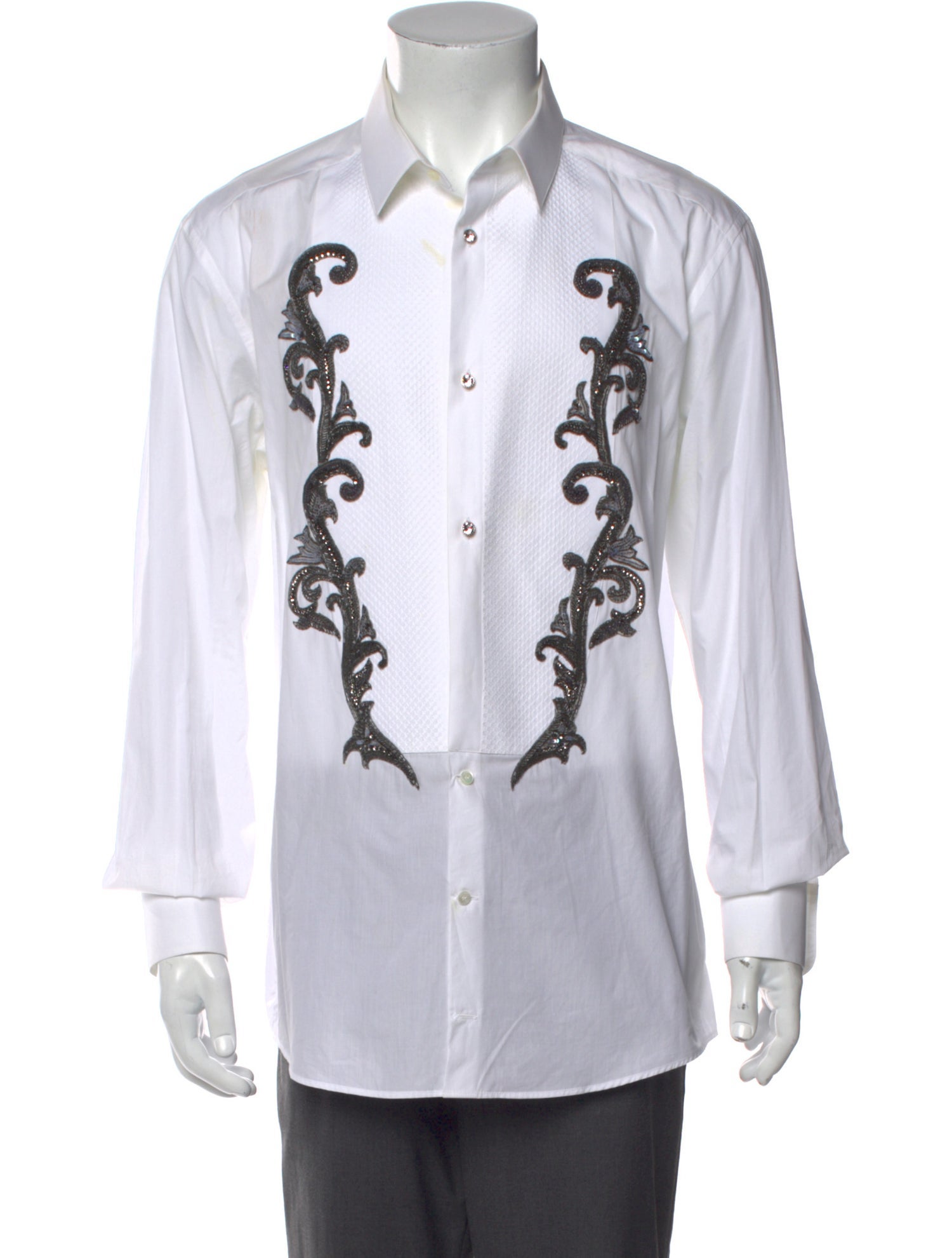 Dolce & Gabbana Graphic Print Long Sleeve Shirt