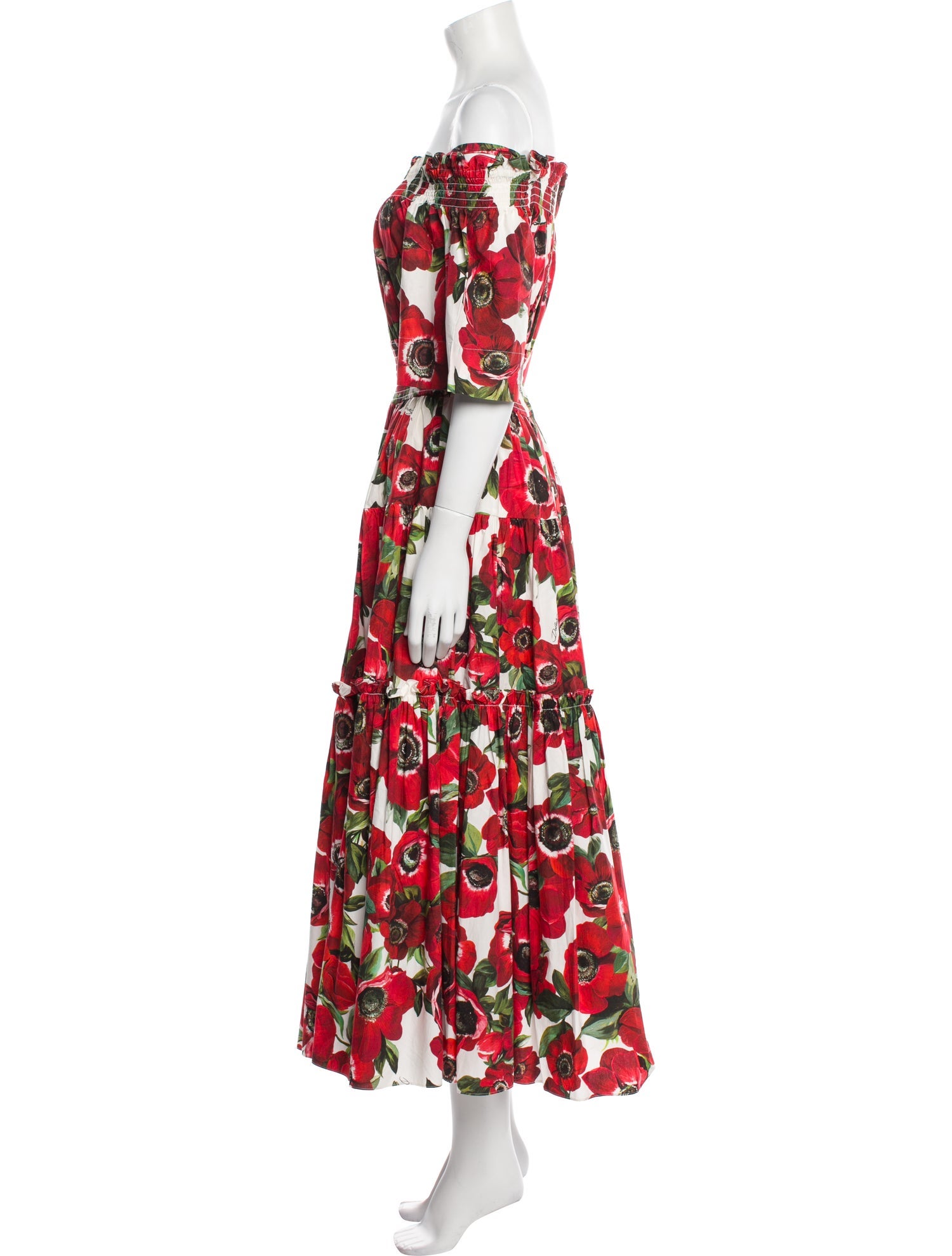 Dolce & Gabbana Floral Print Long Dress
