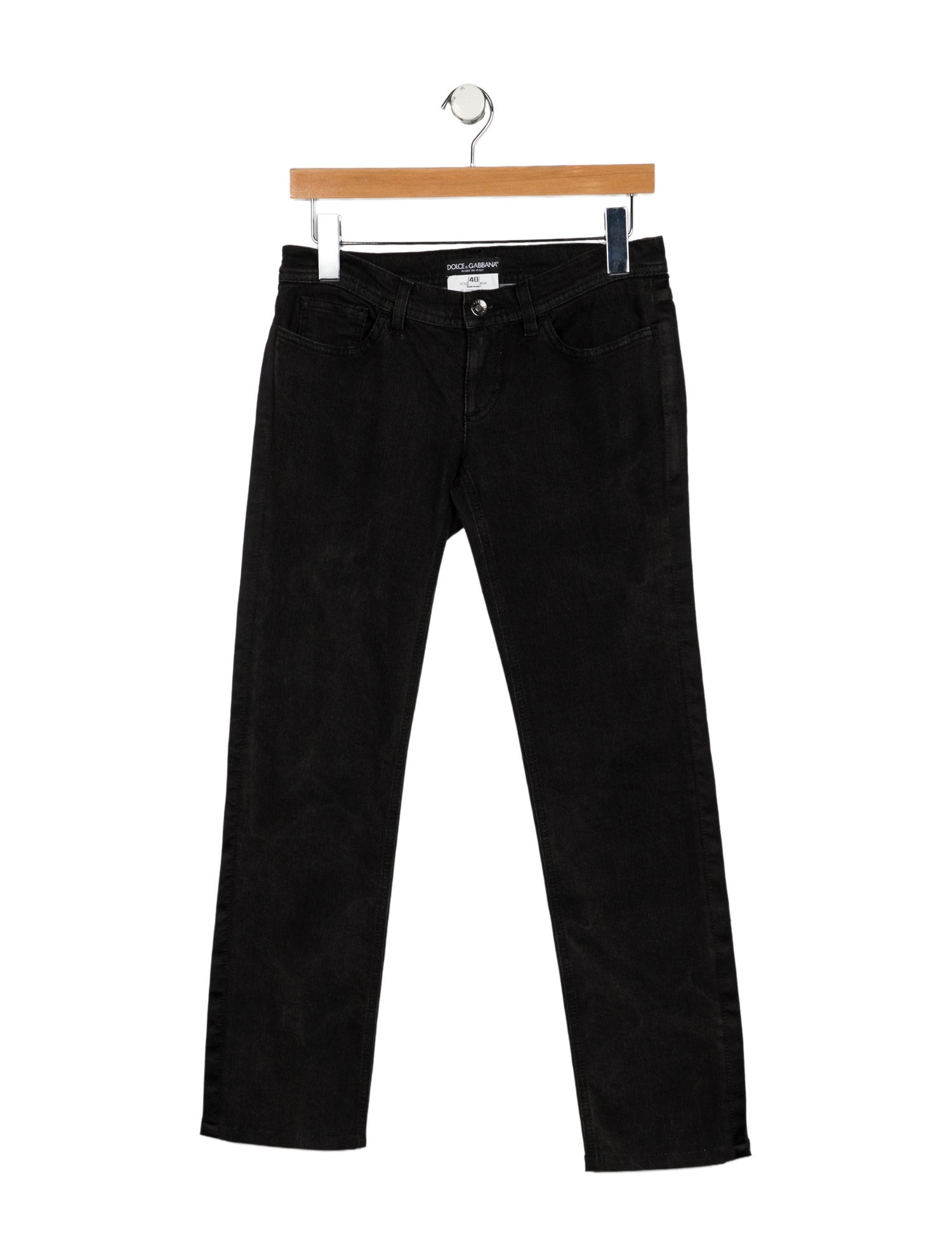 Dolce & Gabbana Low-Rise Straight Leg Jeans