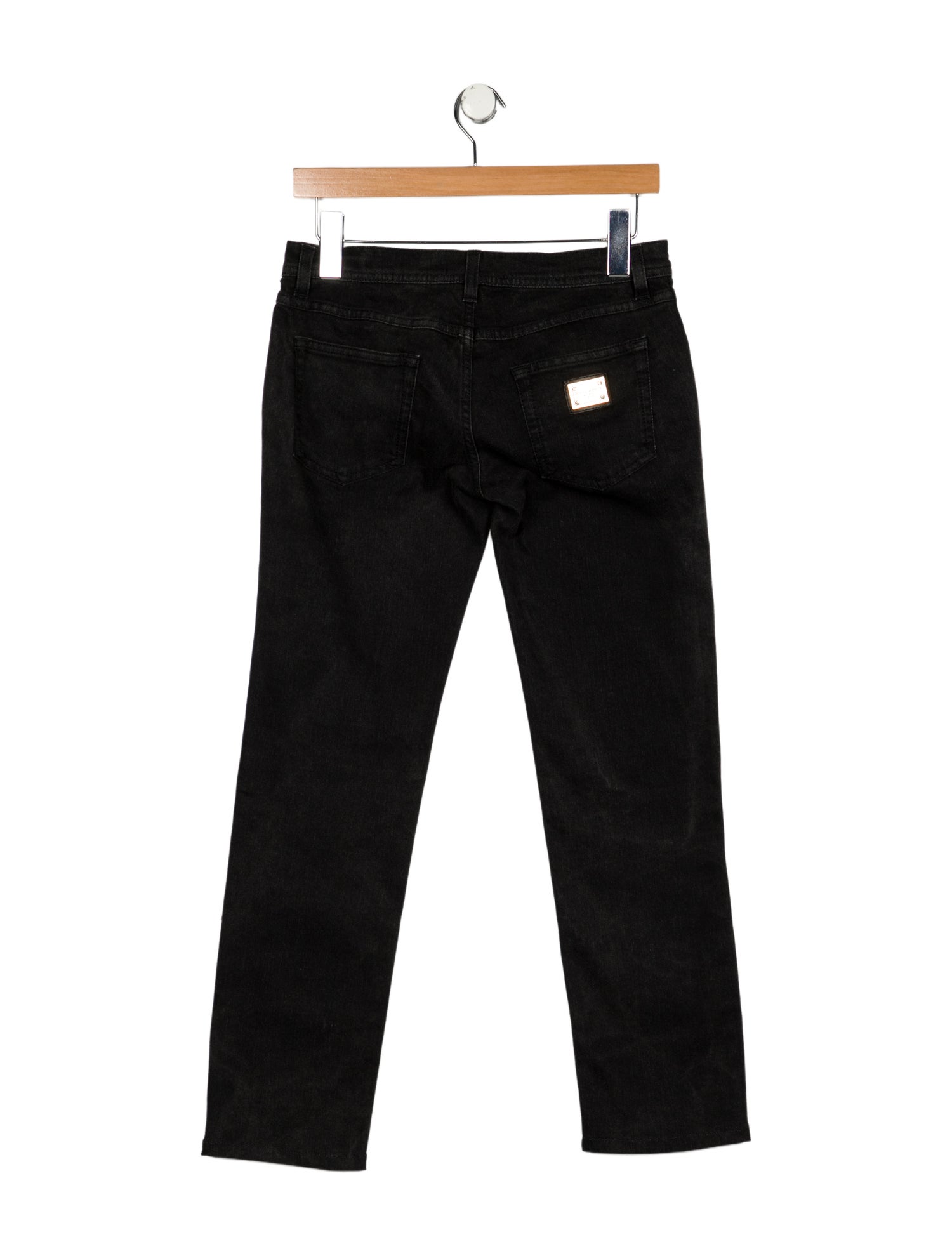 Dolce & Gabbana Low-Rise Straight Leg Jeans