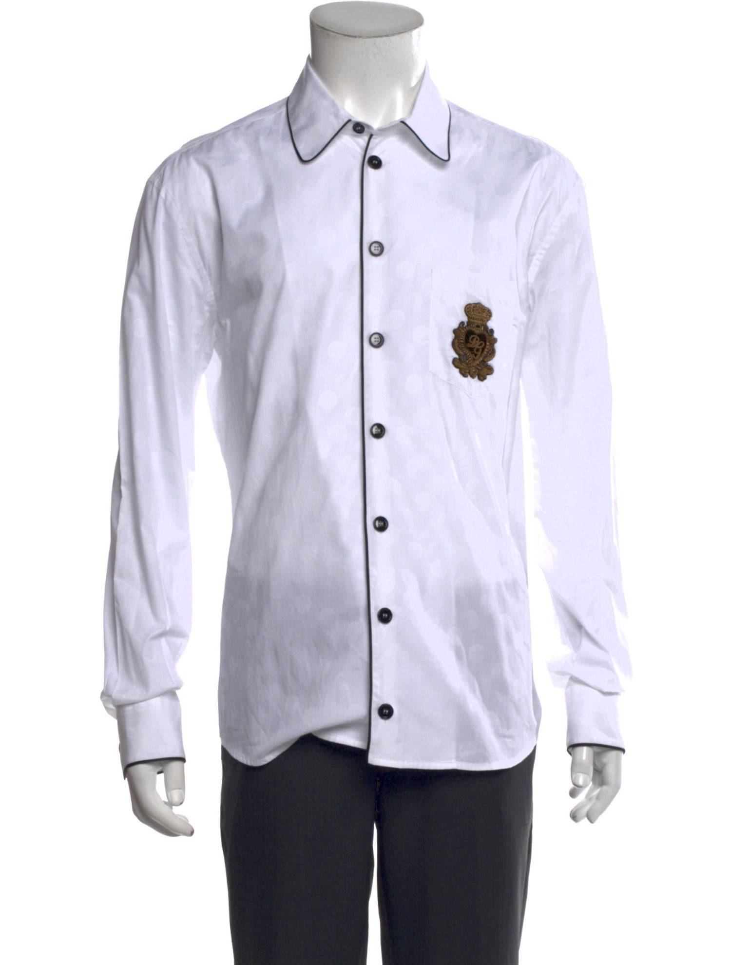 Dolce & Gabbana Striped Long Sleeve Shirt