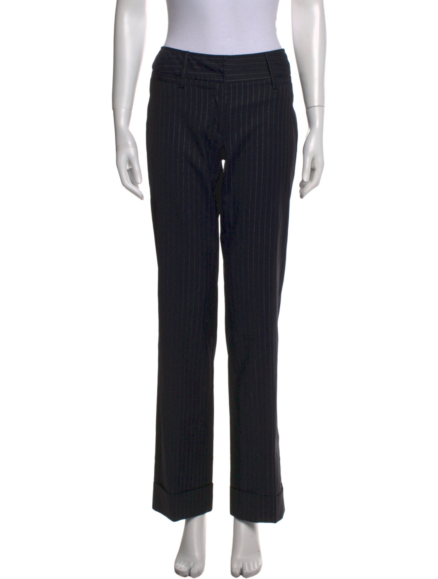 Dolce & Gabbana Wool Straight Leg Pants
