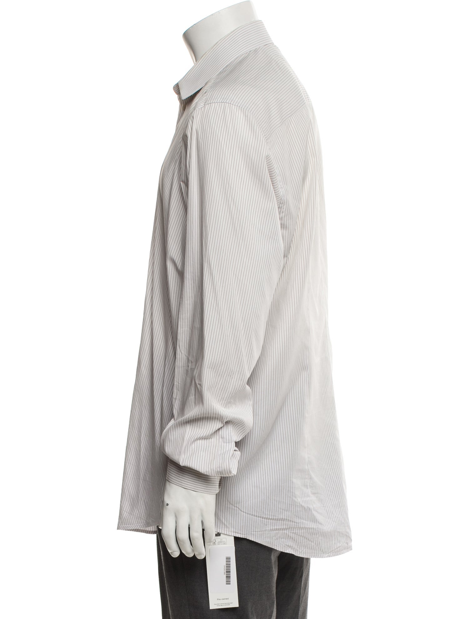 Dolce & Gabbana Striped Long Sleeve Dress Shirt