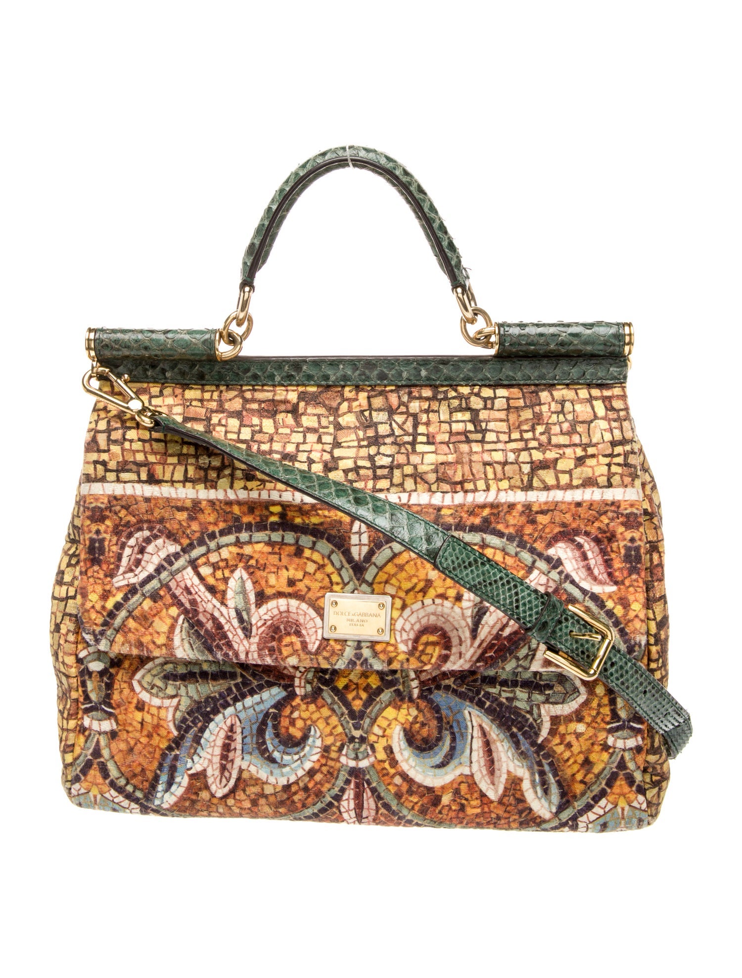 Dolce & Gabbana Canvas Shoulder Bag