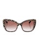 Dolce & Gabbana Cat-Eye Gradient Sunglasses