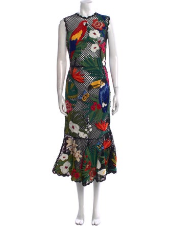 Dolce & Gabbana Printed Long Dress