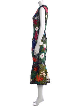 Dolce & Gabbana Printed Long Dress