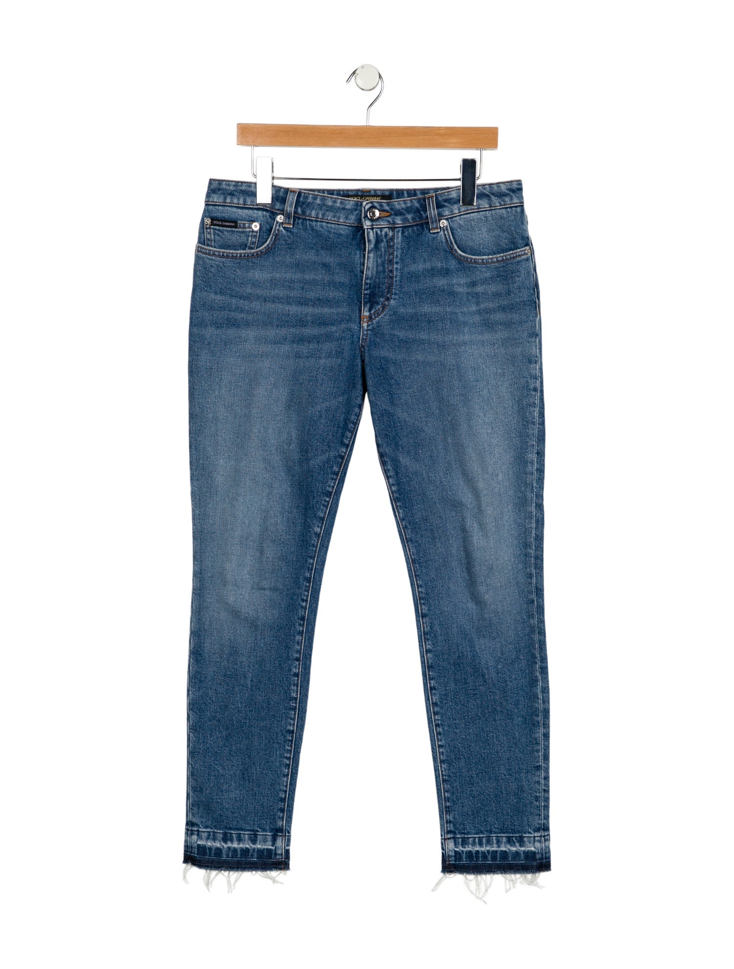 Dolce & Gabbana Mid-Rise Straight Leg Jeans