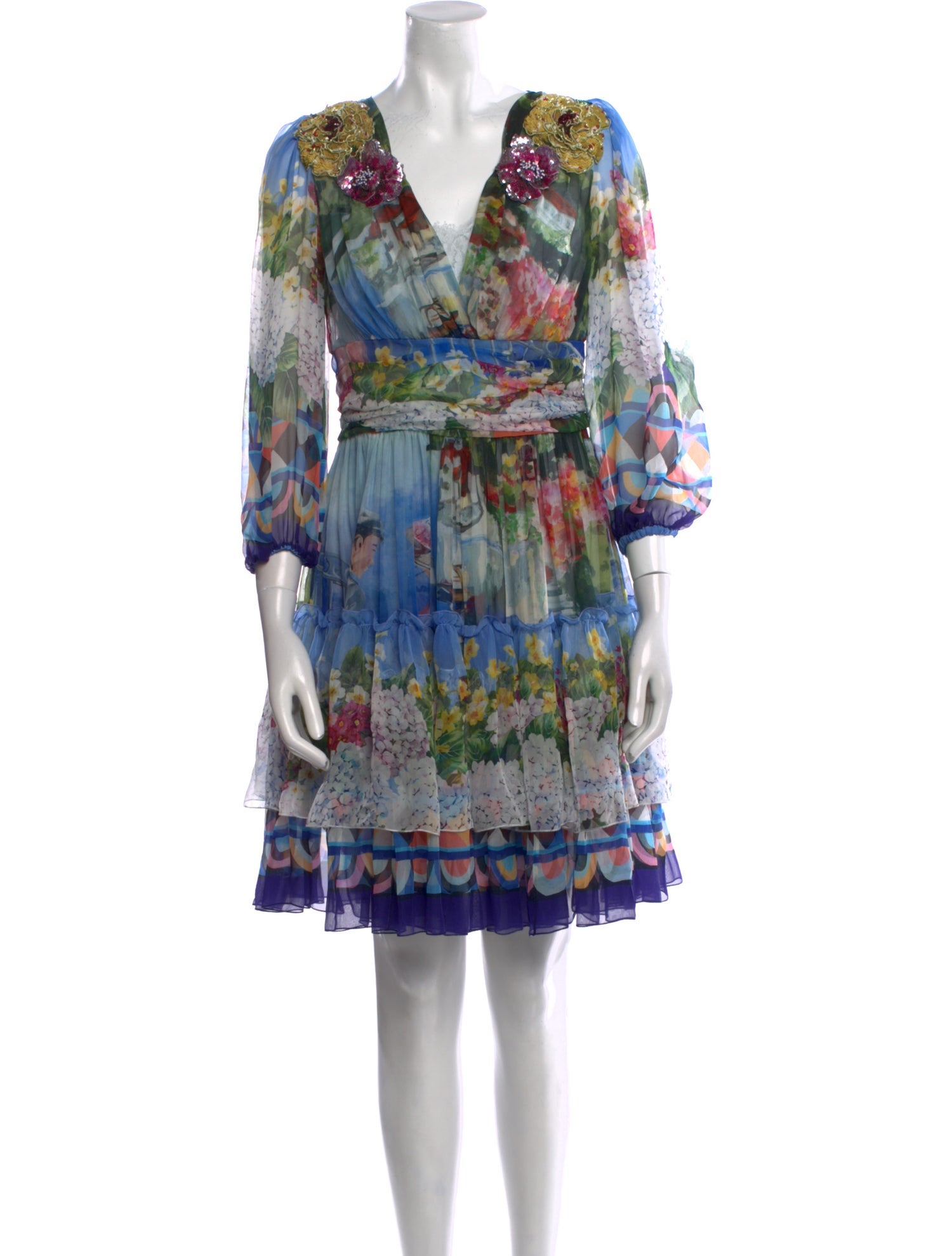 Dolce & Gabbana Silk Mini Dress