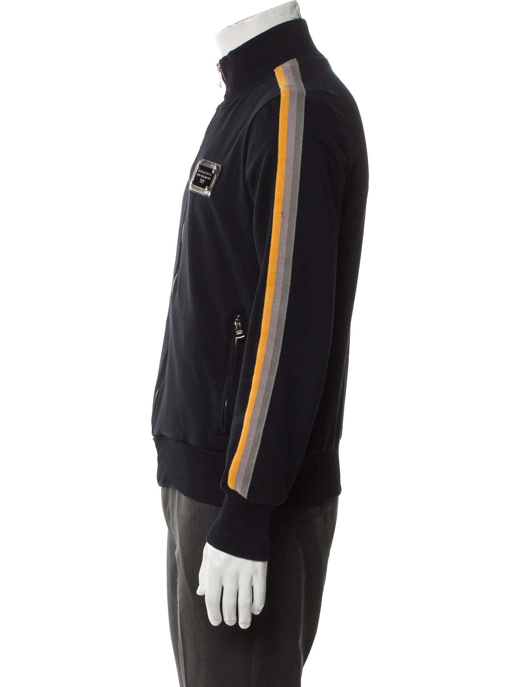 Dolce & Gabbana Striped Bomber Jacket