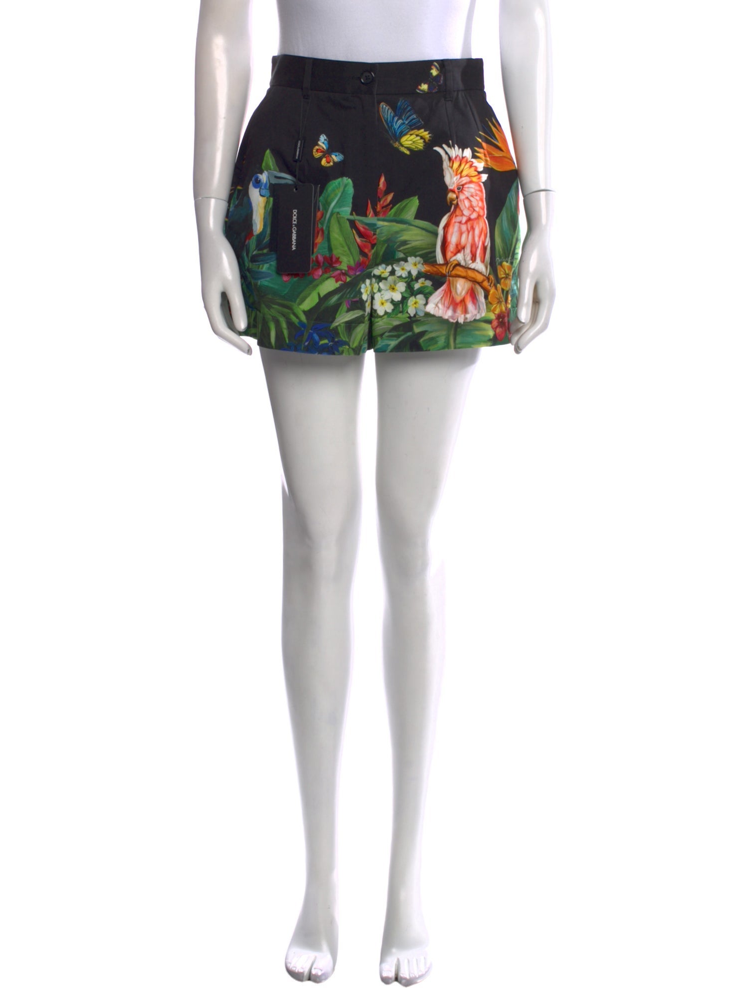 Dolce & Gabbana Printed Mini Shorts w/ Tags