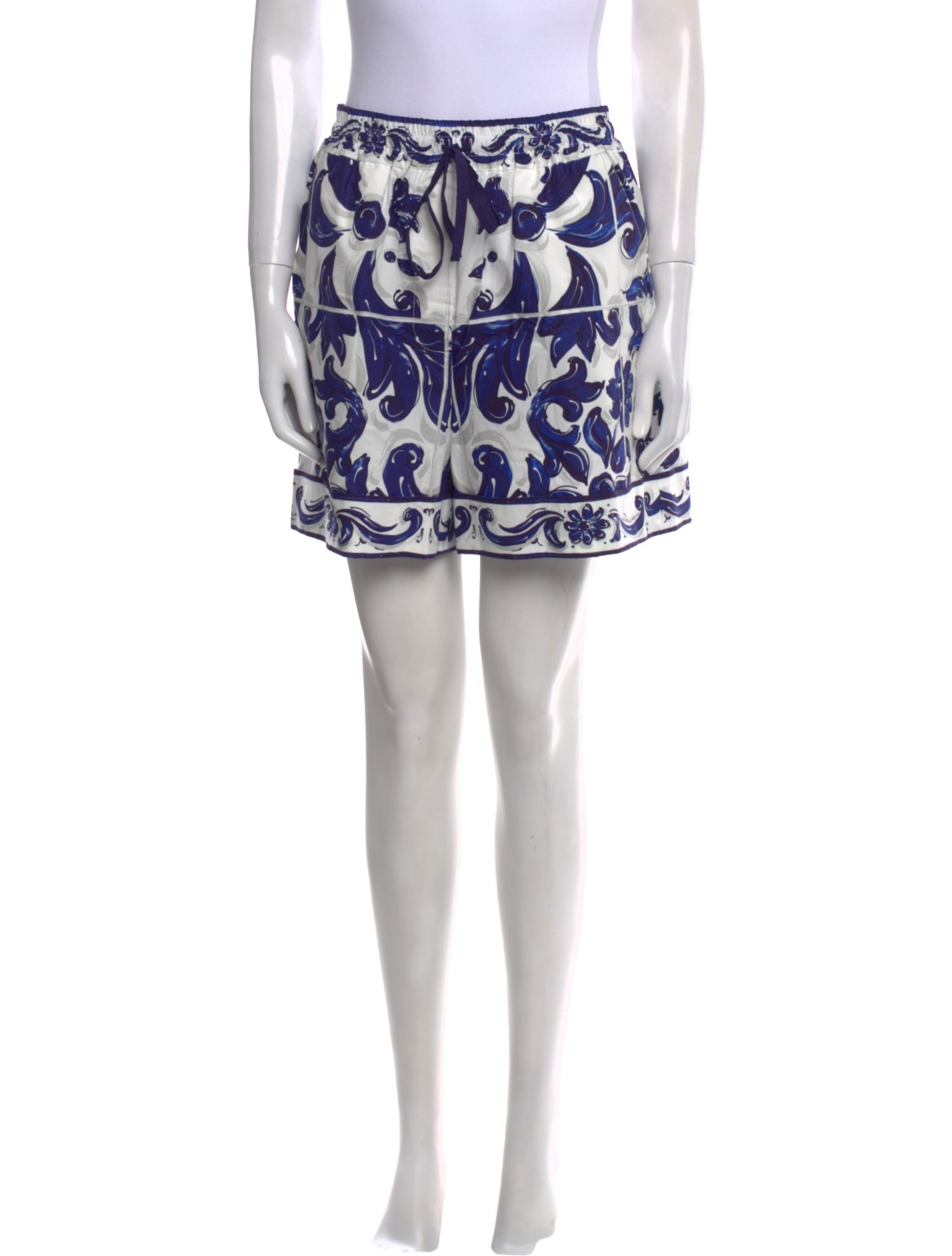 Dolce & Gabbana Printed Knee-Length Shorts