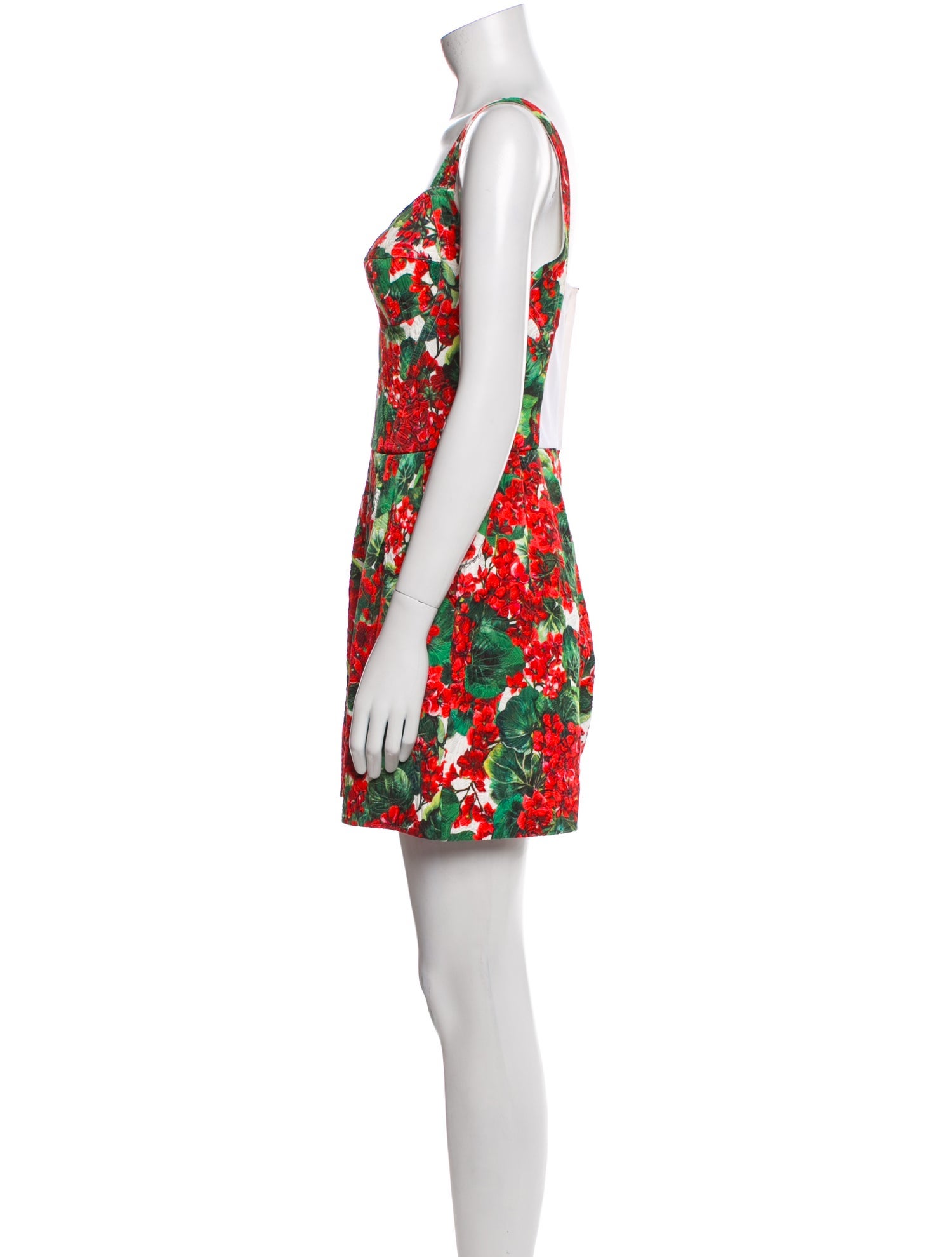 Dolce & Gabbana Printed V-Neck Romper
