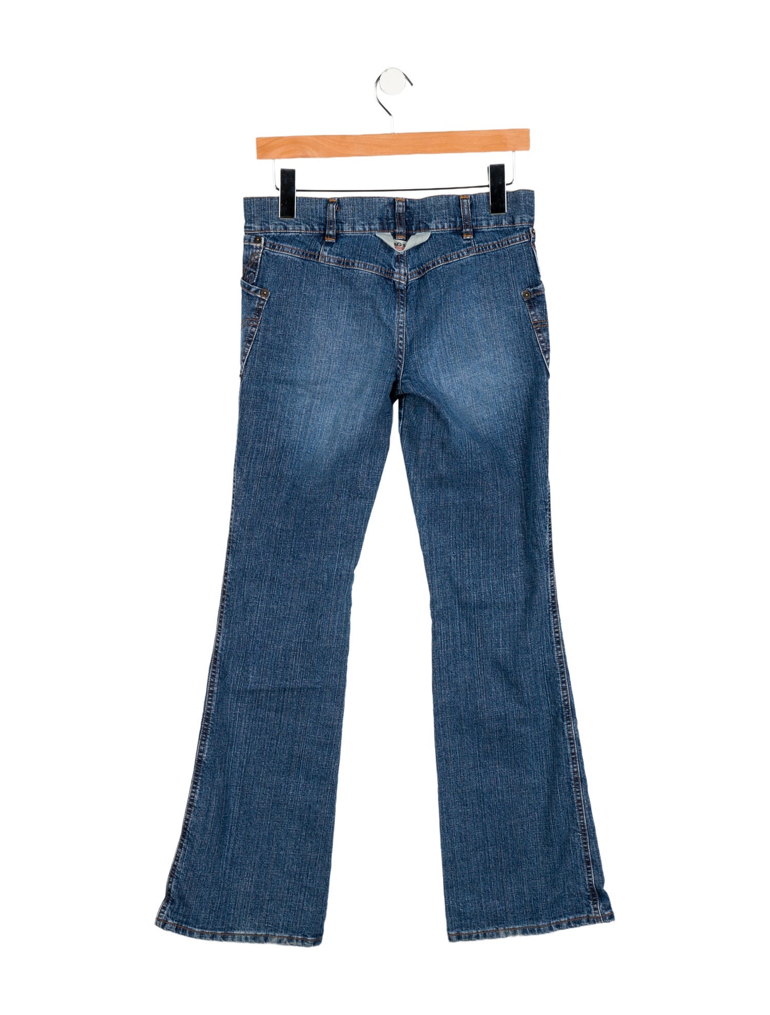D&G Mid-Rise Straight Leg Jeans