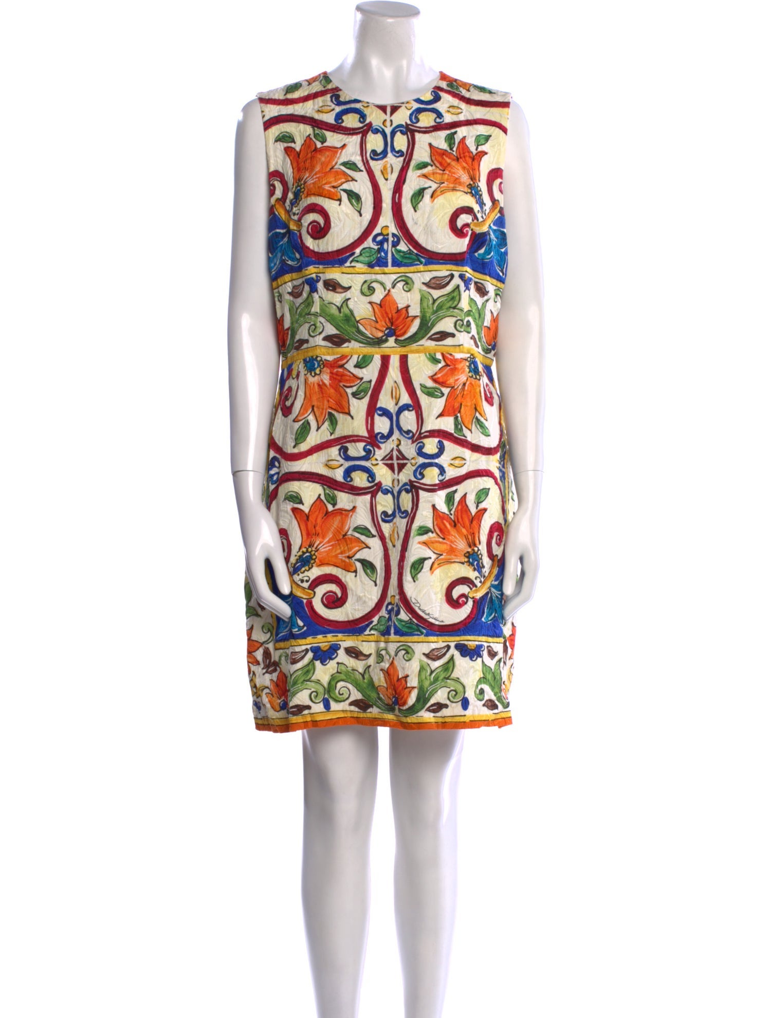 Dolce & Gabbana Printed Mini Dress