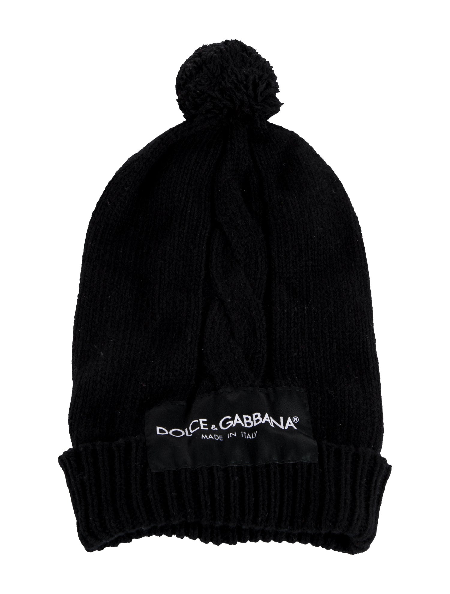 Dolce & Gabbana VIrgin Wool Pom Beanie