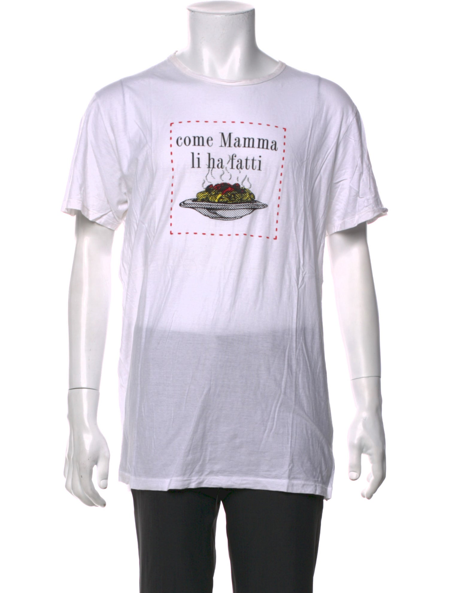 Dolce & Gabbana Graphic Print Crew Neck T-Shirt