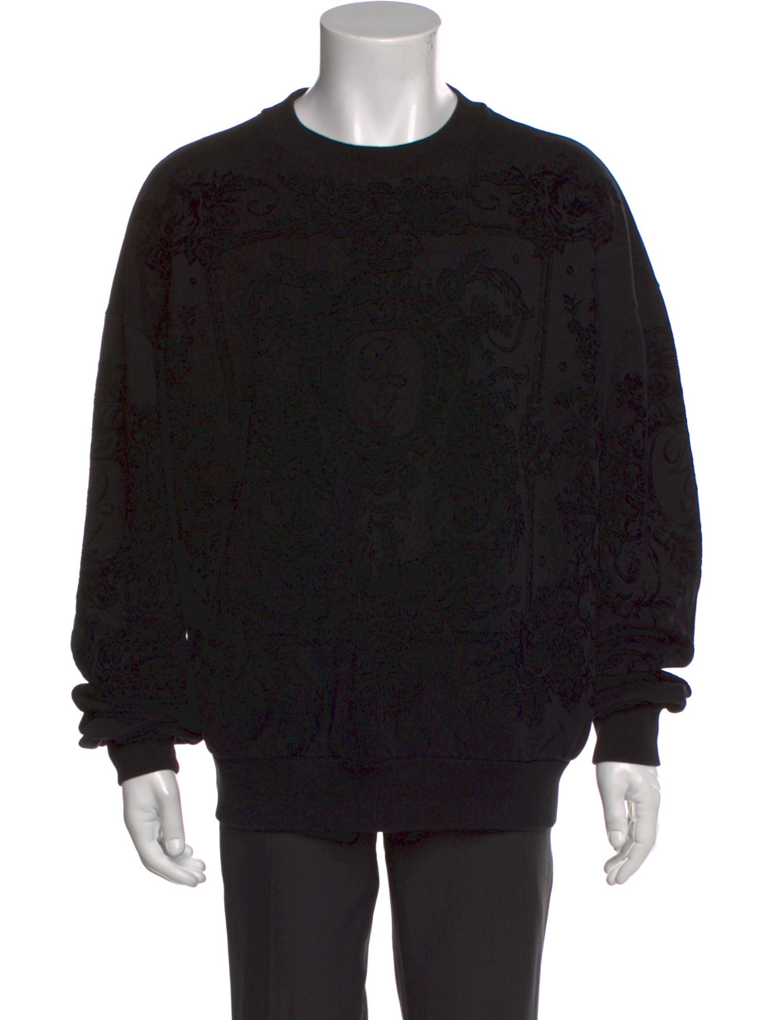 Dolce & Gabbana Crew Neck Long Sleeve Sweatshirt