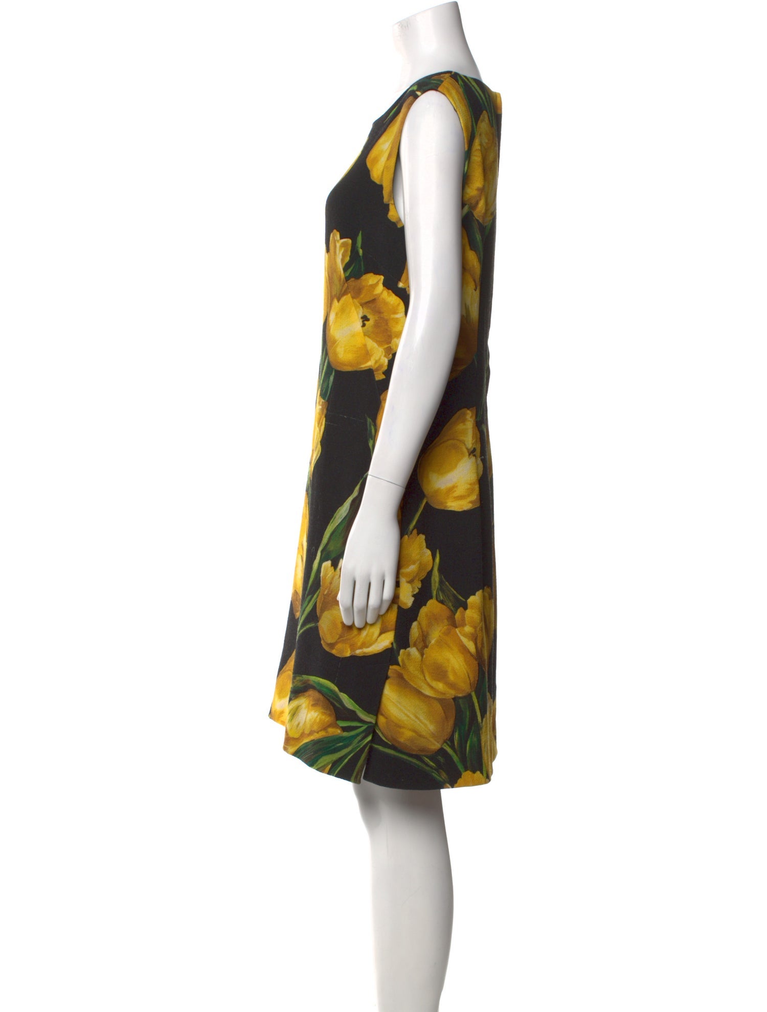 Dolce & Gabbana Wool Knee-Length Dress